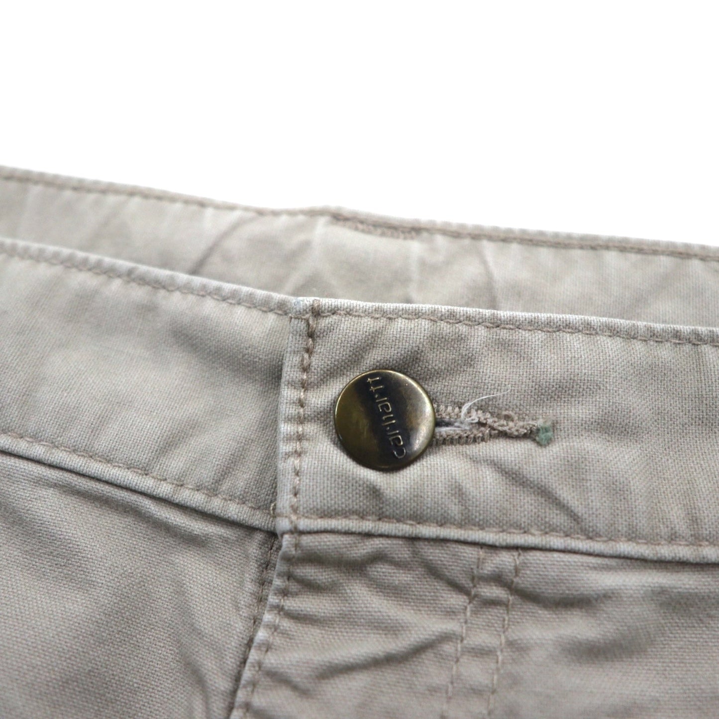 carhartt ダック地 ショート ペインターパンツ Canvas Utility Work Shorts ハーフパンツ XL ベージュ B147 メキシコ製