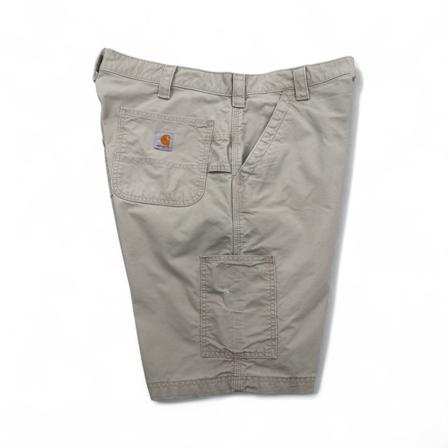 carhartt ダック地 ショート ペインターパンツ Canvas Utility Work Shorts ハーフパンツ XL ベージュ B147 メキシコ製