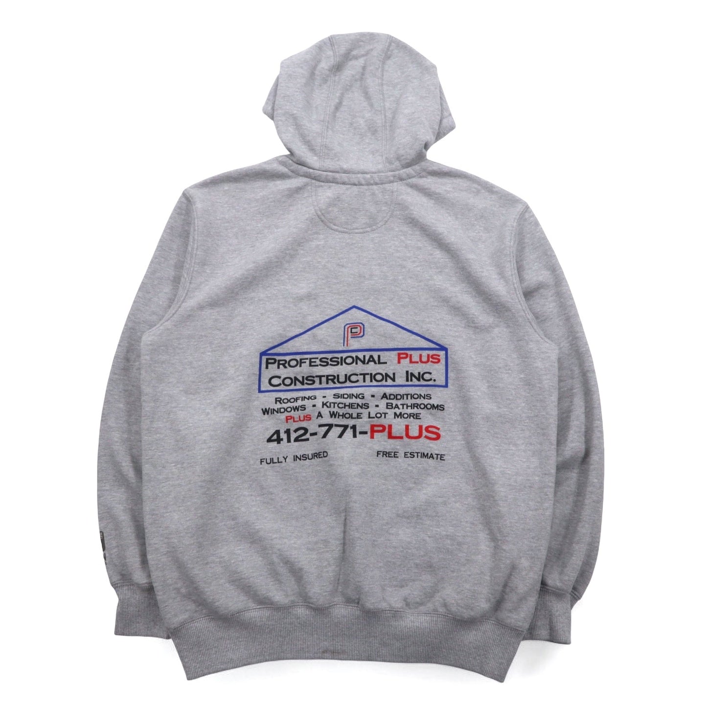 Carhartt レインディフェンダー RAIN DEFENDER ヘビーウェイト フーディー パーカー L グレー 裏起毛 US企業 HEAVYWEIGHT HOODIE 100615 メキシコ製