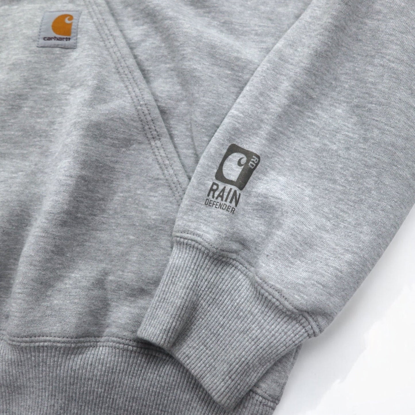 Carhartt レインディフェンダー RAIN DEFENDER ヘビーウェイト フーディー パーカー L グレー 裏起毛 US企業 HEAVYWEIGHT HOODIE 100615 メキシコ製
