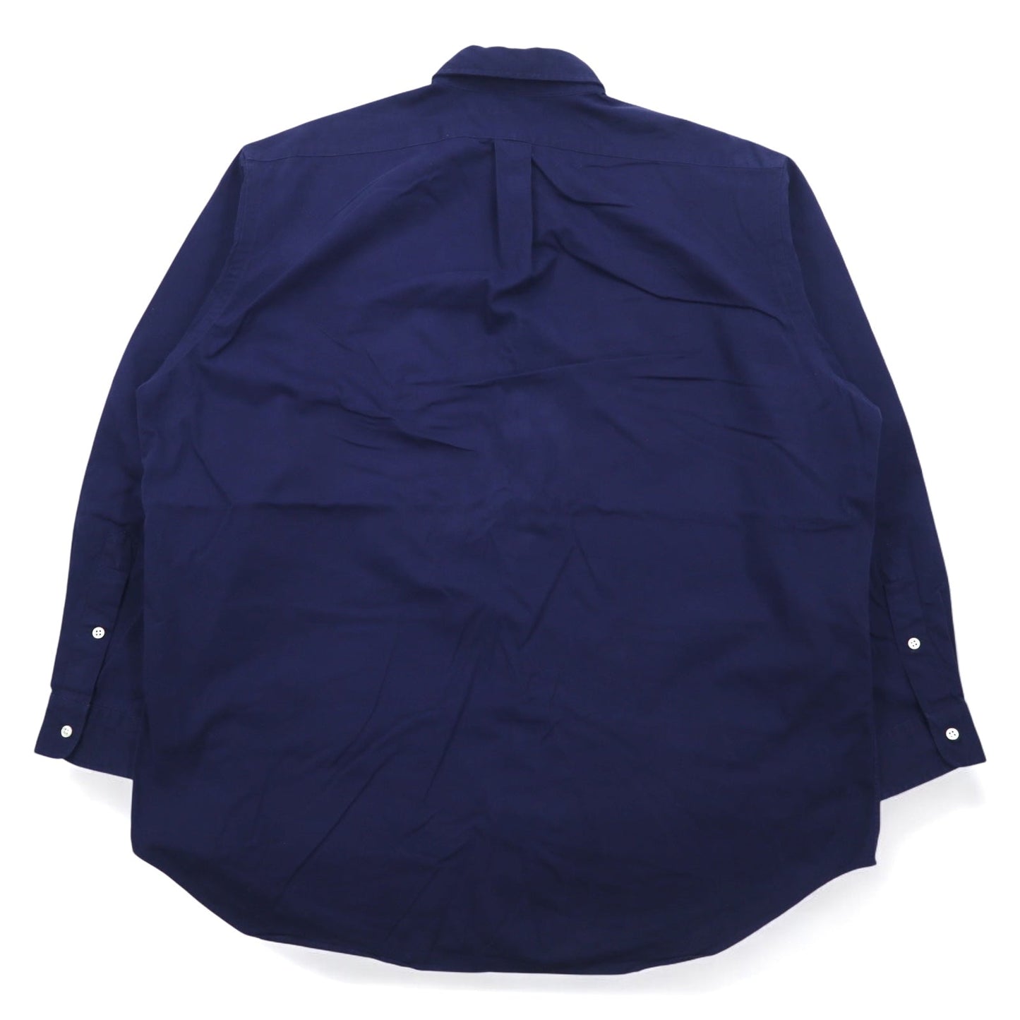 RALPH LAUREN 90年代 BLAKE ビッグサイズ ボタンダウンシャツ XL ネイビー スモールポニー刺繍