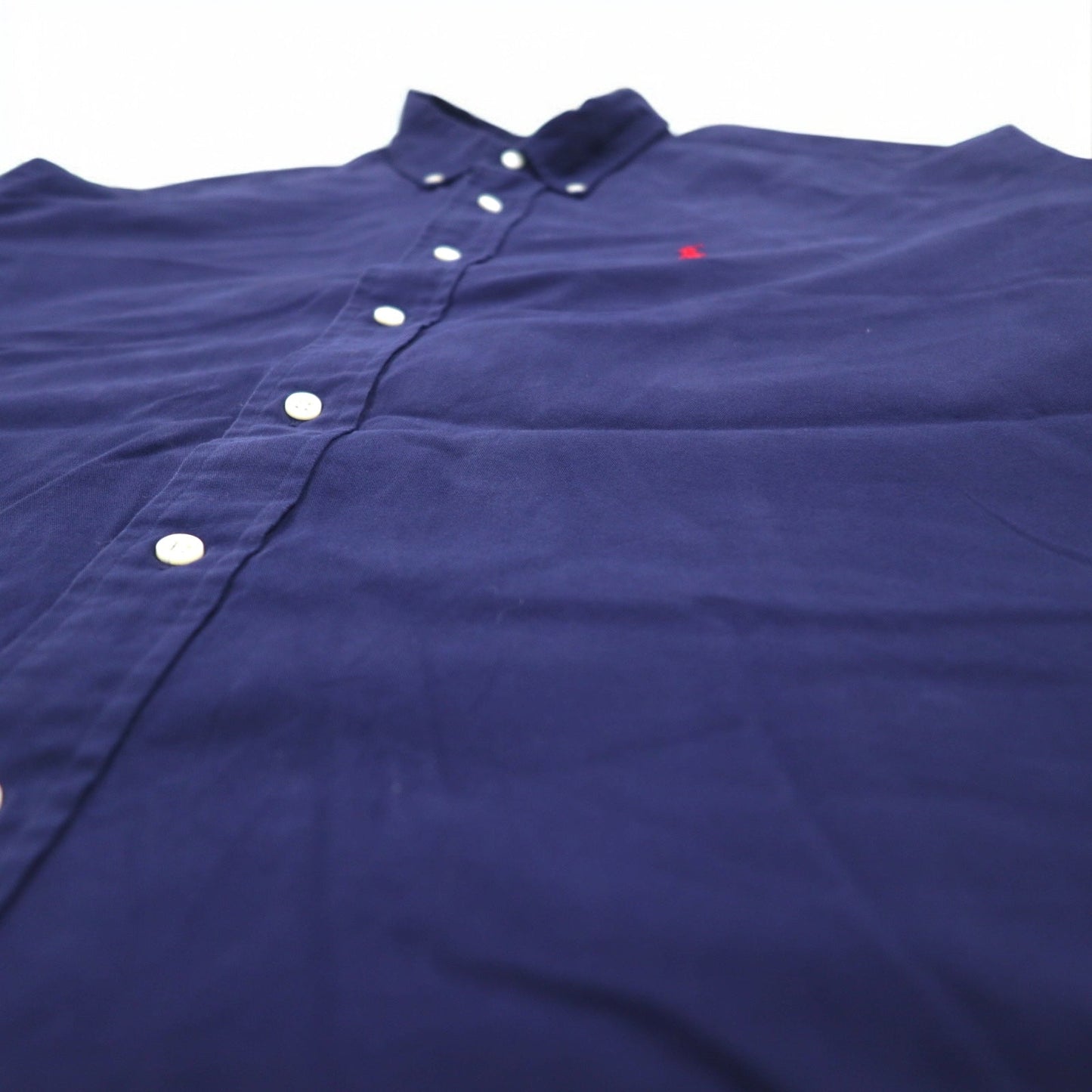 RALPH LAUREN 90年代 BLAKE ビッグサイズ ボタンダウンシャツ XL ネイビー スモールポニー刺繍
