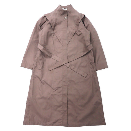 Misty Harbor USA製 90年代 レイヤード デザインコート 10 ベージュ ポリエステル 比翼