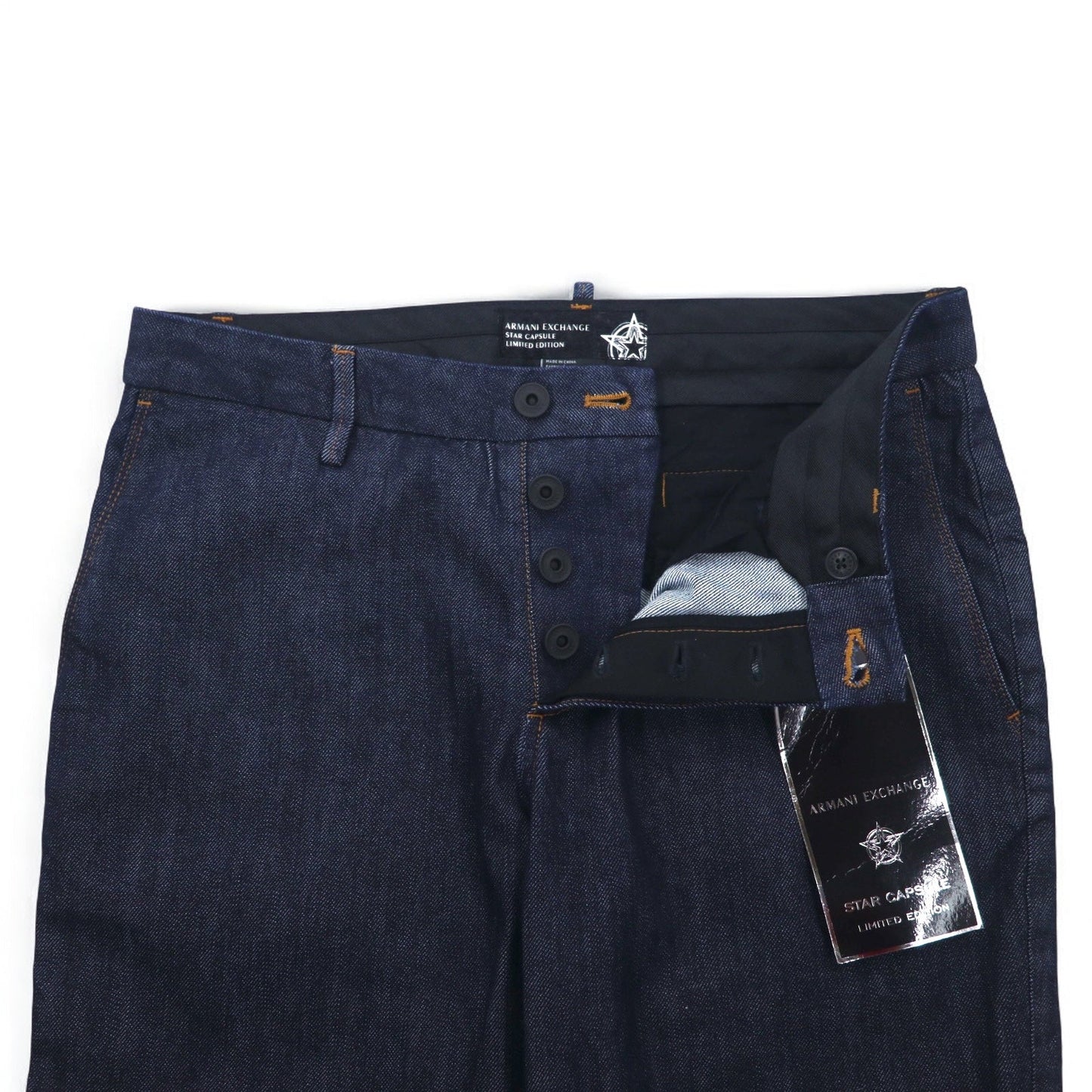 ARMANI EXCHANGE デニム トラウザーズ アンクルパンツ M インディゴ ブルー STAR CAPSULE LIMITED EDITION 3ZZP10/Z1E4Z 未使用品