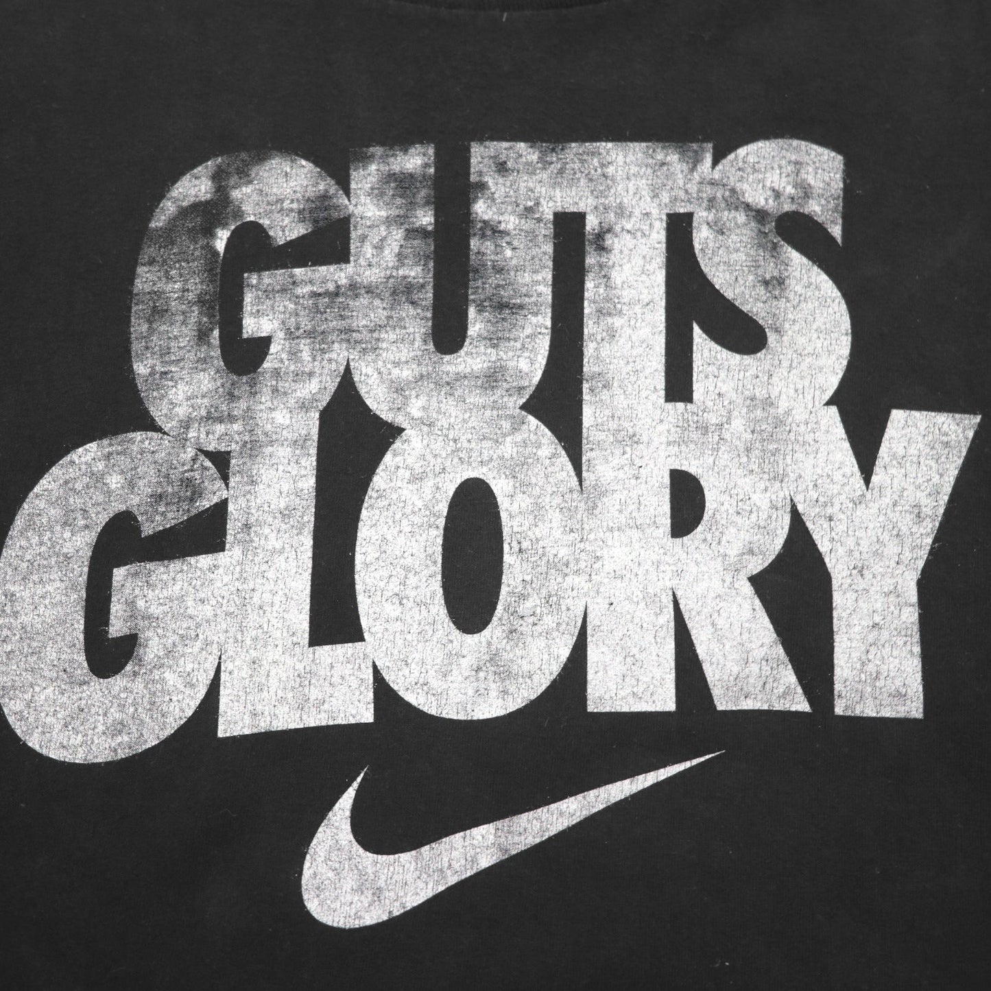 NIKE ルーズフィット Tシャツ 2XL ブラック LOOSE FIT スウォッシュ GUTS GLORY メキシコ製