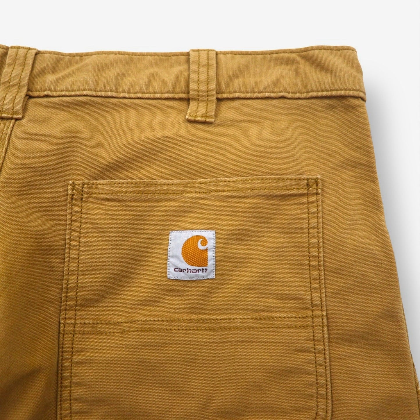 Carhartt リラックスフィット ダック地 ショート ワークパンツ RUGGED FLEX RIGBY WORK SHORTS ハーフパンツ L ベージュ 102514