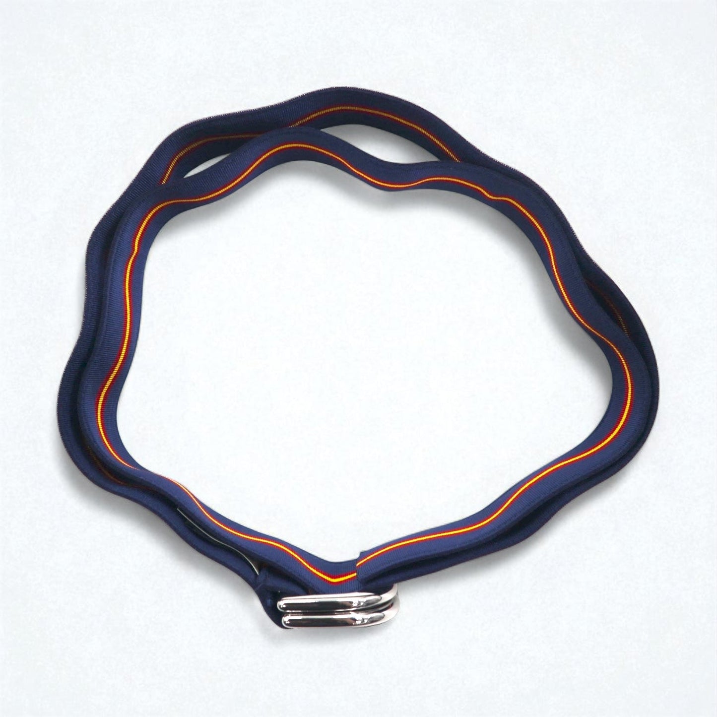 POLO RALPH LAUREN USA製 ダブルリング リボンベルト ネイビー ナイロン デッドストック 未使用品