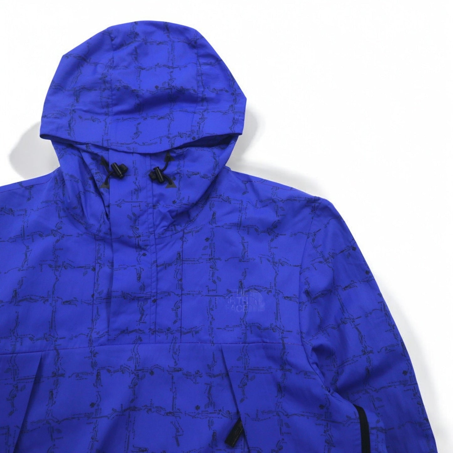 THE NORTH FACE RED LABEL × Slam Jam マウンテンパーカー アノラック S ブルー 総柄 パッカブル M1990 T92S5TS59 未使用品