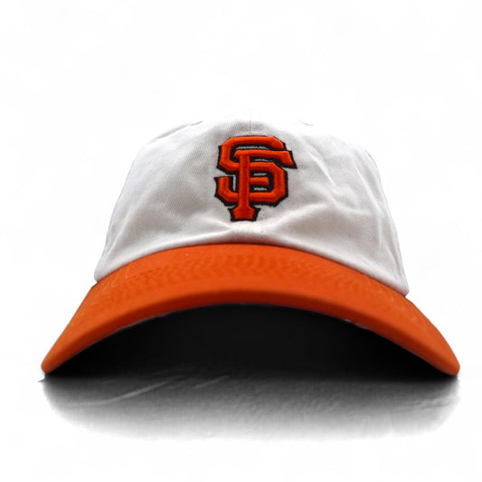 FAN FAVORITE バイカラー ベースボールキャップ FREE ベルト オレンジ MLB San Francisco Giants