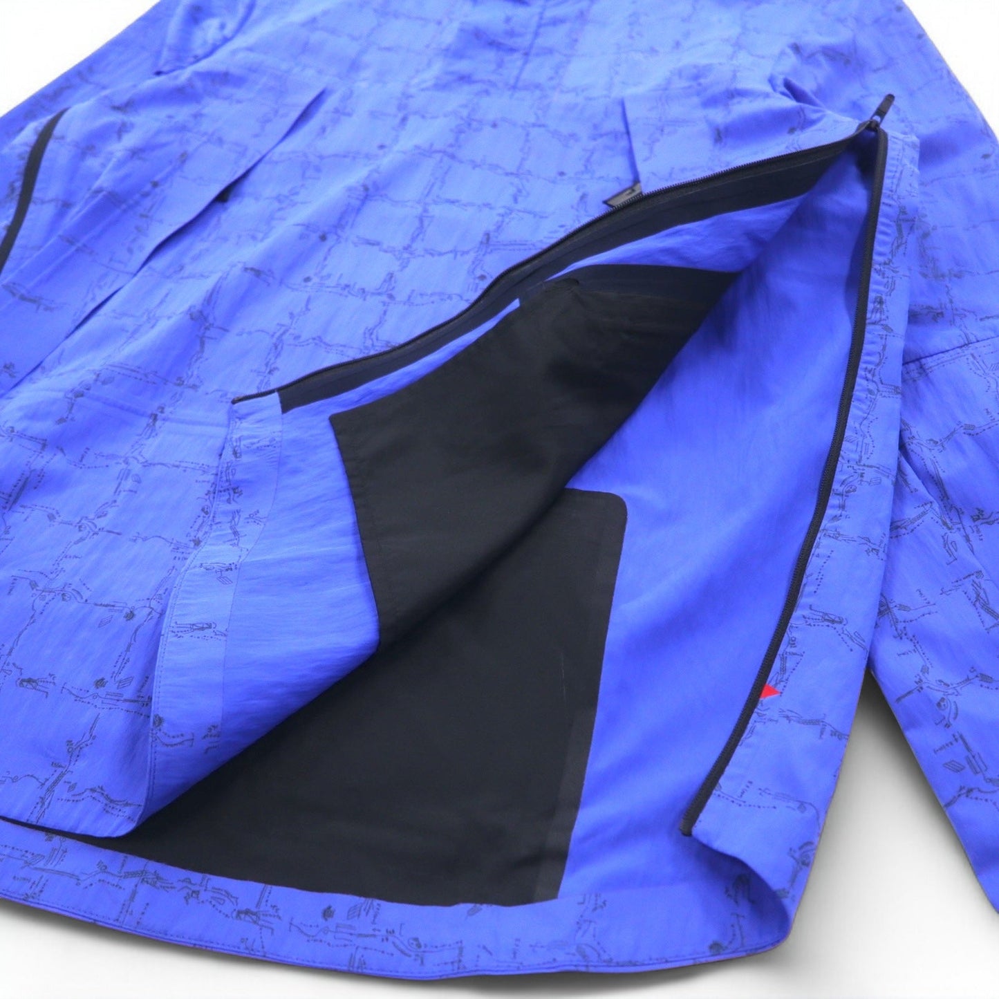THE NORTH FACE RED LABEL × Slam Jam マウンテンパーカー アノラック S ブルー 総柄 パッカブル M1990 T92S5TS59 未使用品