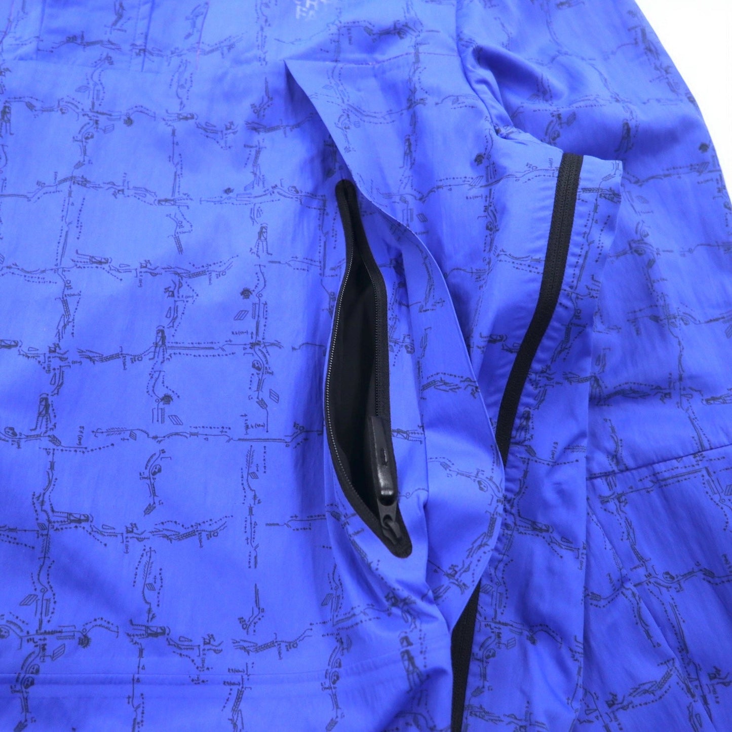 THE NORTH FACE RED LABEL × Slam Jam マウンテンパーカー アノラック S ブルー 総柄 パッカブル M1990 T92S5TS59 未使用品