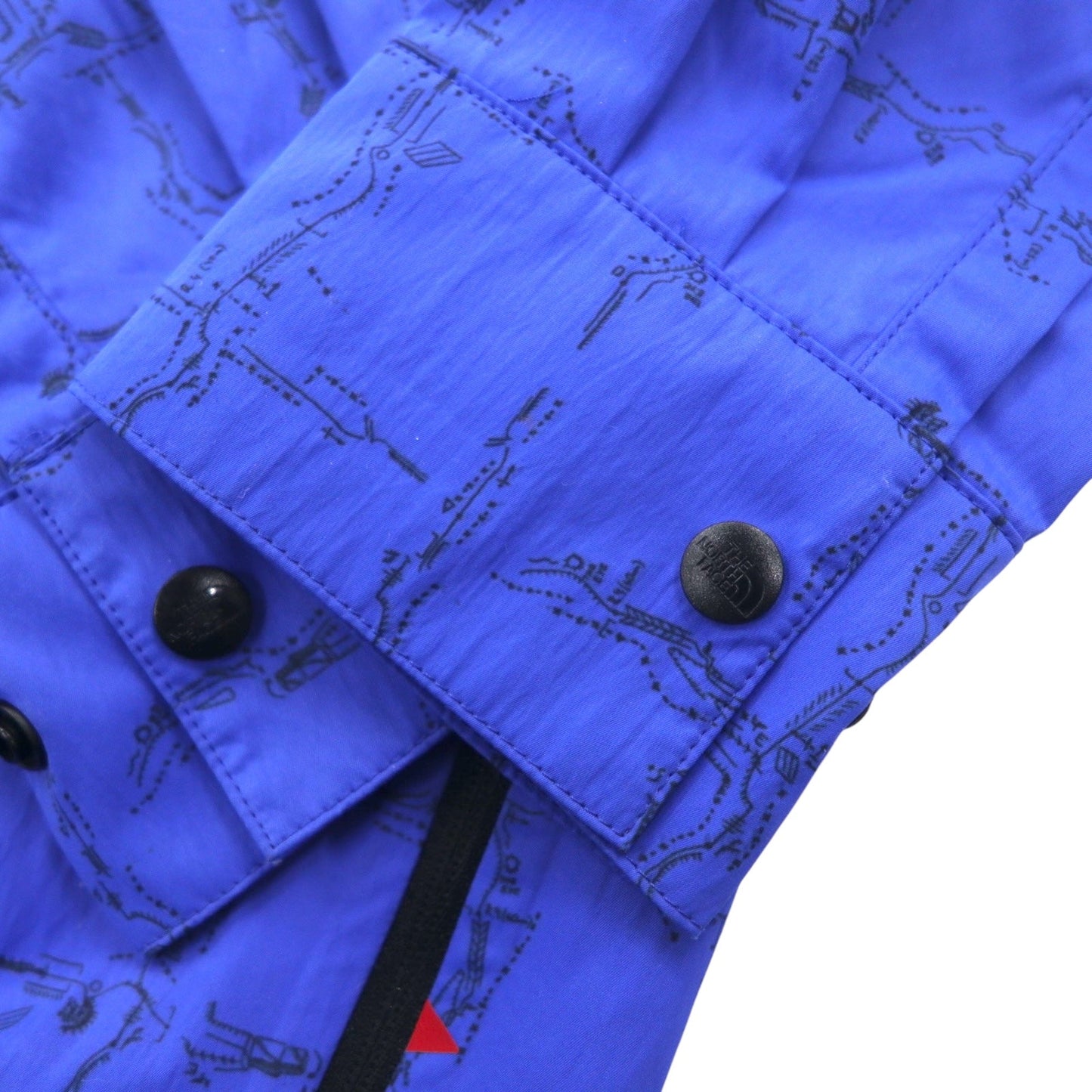 THE NORTH FACE RED LABEL × Slam Jam マウンテンパーカー アノラック S ブルー 総柄 パッカブル M1990 T92S5TS59 未使用品