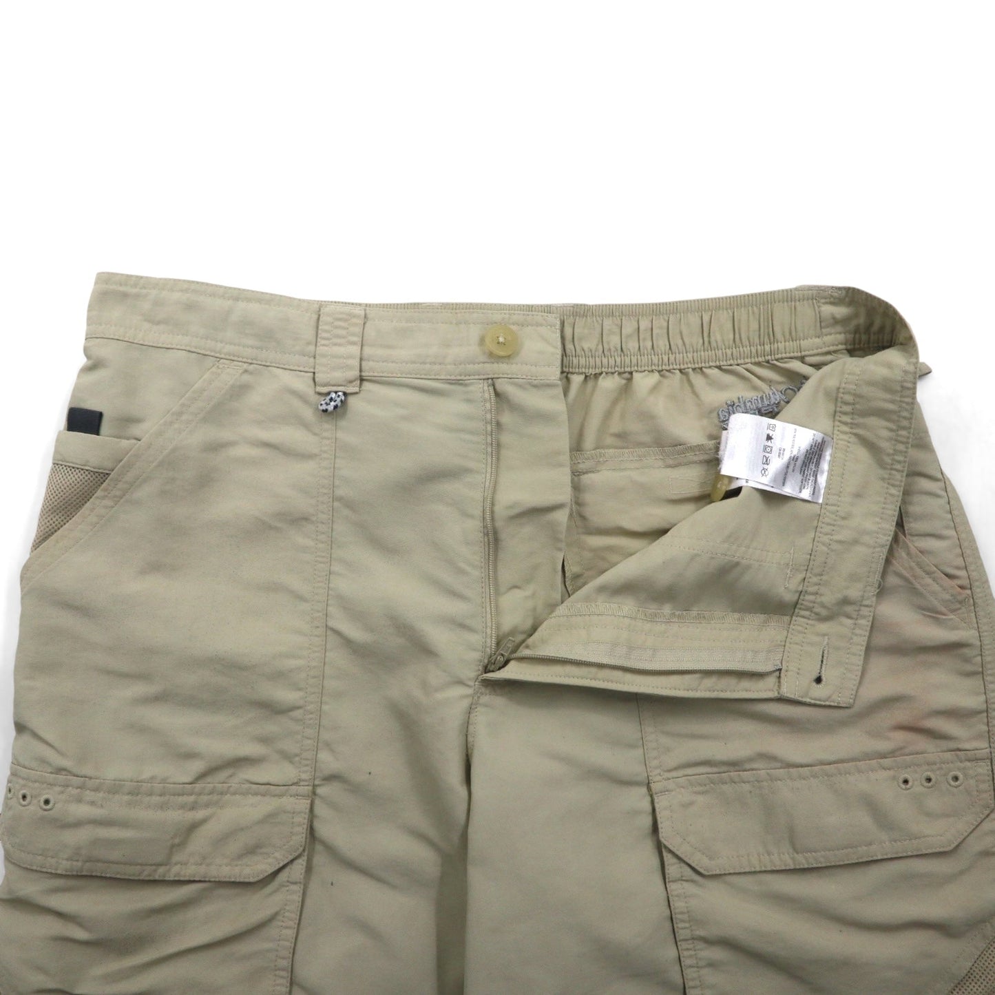 Columbia PFG パーミット Permit II オムニシェード フィッシング カーゴショーツ ハーフパンツ OMNI-SHADE ショートパンツ L ベージュ Wick Fishing Cargo FM4555