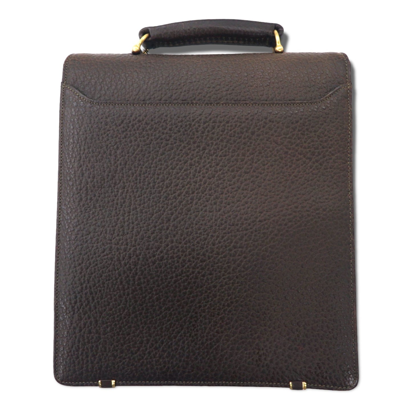 mila schon 2WAY ショルダーバッグ ブラウン レザー 牛革 シボ革 未使用品