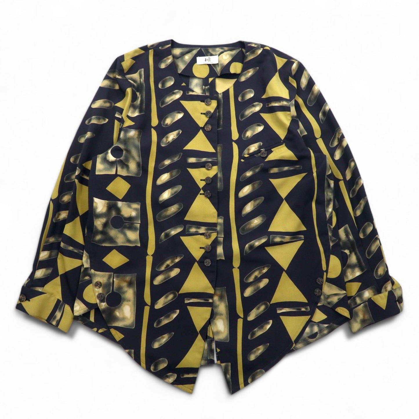 Vintage 90s Japan Made Retro Top and Skirt Set HORIBE レトロ セットアップ スカート XL 総柄 日本製