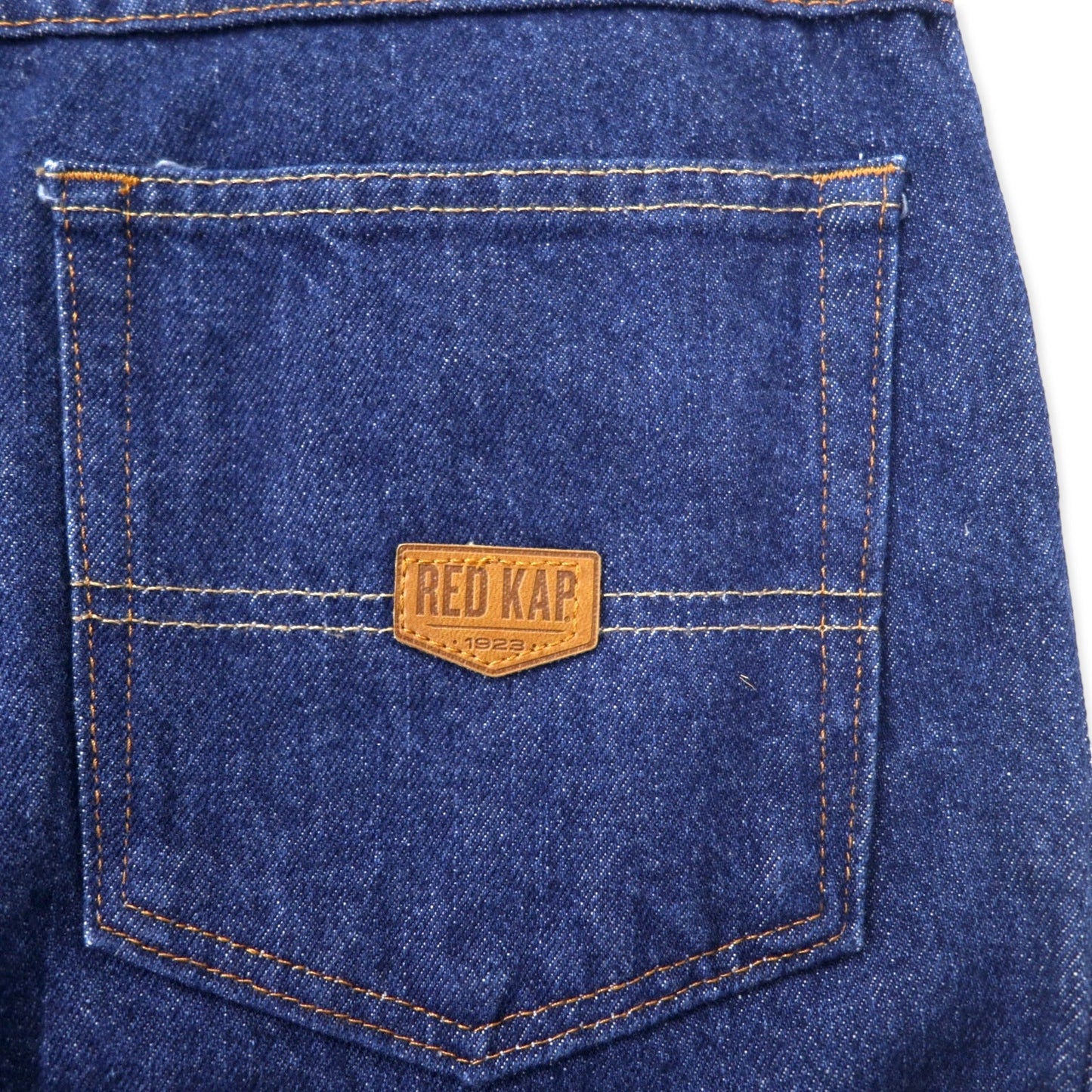 RED KAP 90年代 リジッド デニムパンツ 36 ブルー 濃紺 コットン ジッパーフライ メキシコ製