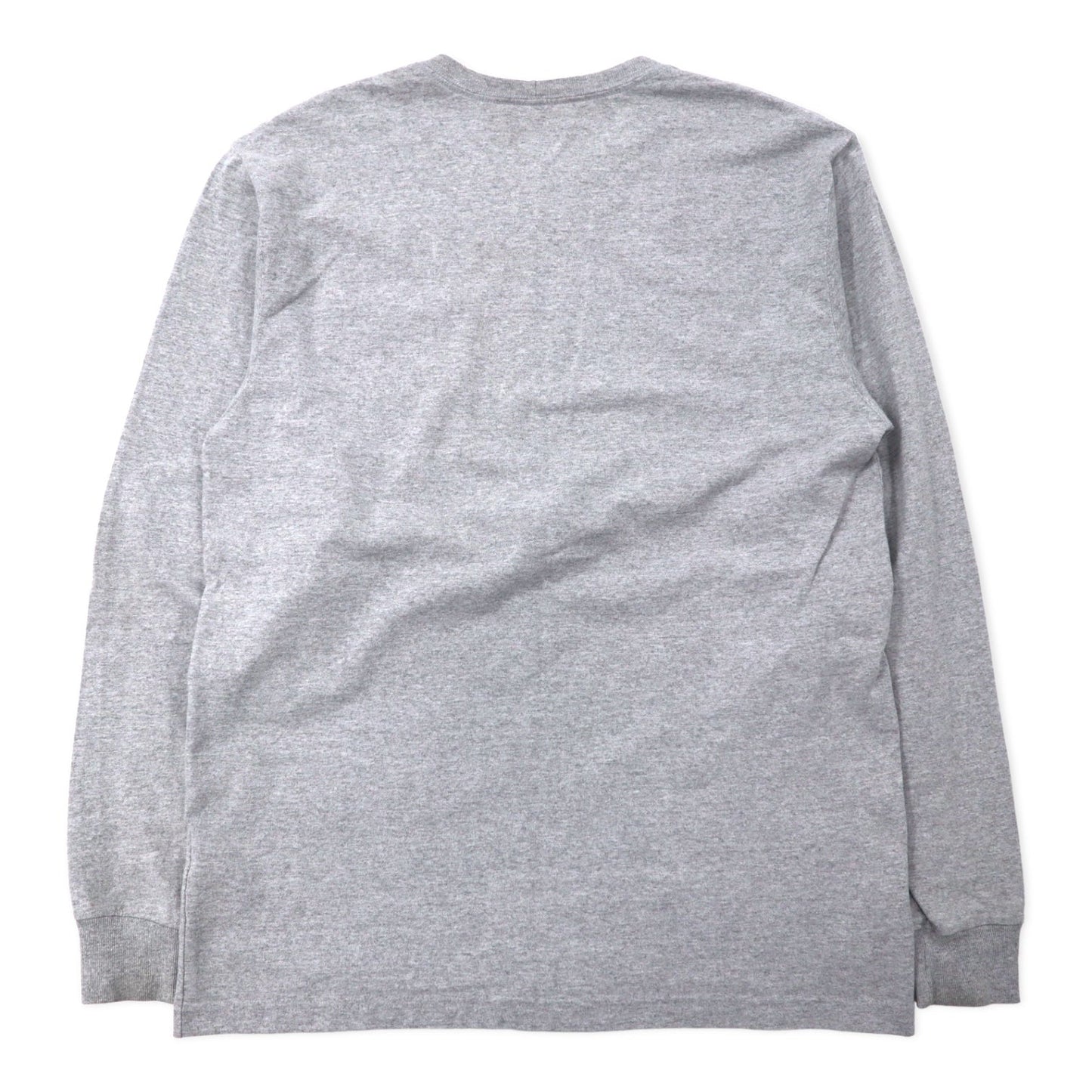 carhartt ロングスリーブ Tシャツ ロンTM グレーコットン ORIGINAL FIT ワンポイントロゴ ホンジュラス製