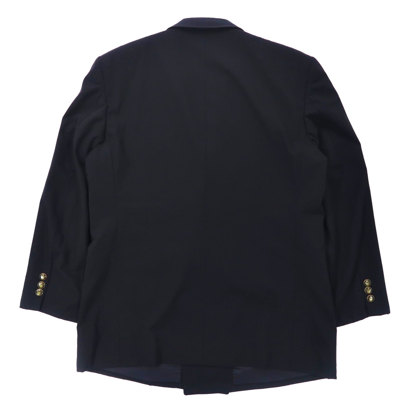 CARVEN ダブル テーラードジャケット 94-AB4 ネイビー ウール オールド
