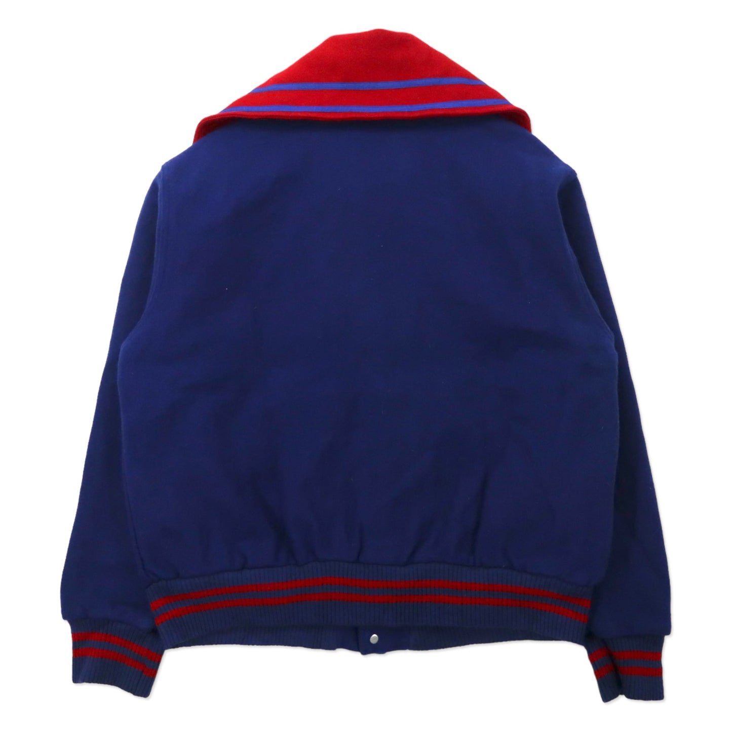 USA製 90年代 RENNOC セーラーカラー スタジャン M ブルー ウール
