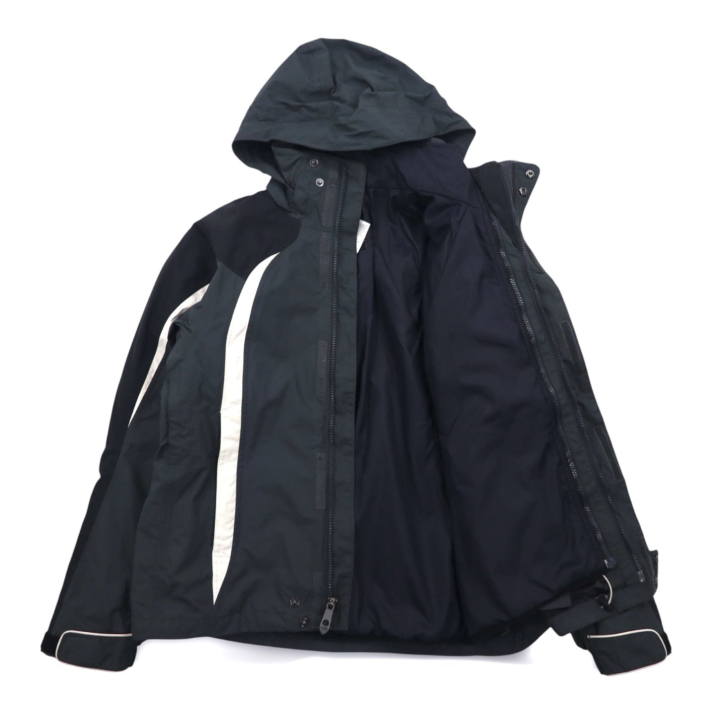 THE NORTH FACE 3WAY マウンテンパーカー S グレー HYVENT ハイベント 防水 中綿 インサレーションライナー着脱式 AR4J