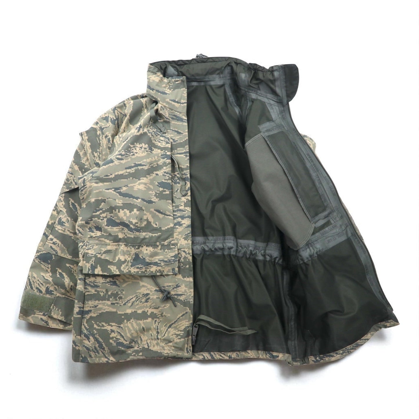 US AIR FORCE 米軍 APECS ABU ゴアテックス GORE-TEX パーカ XL カーキ デジタルタイガーカモ 防水 ミリタリージャケット 8415-01-547-3508 PROPPER INTERNATIONAL