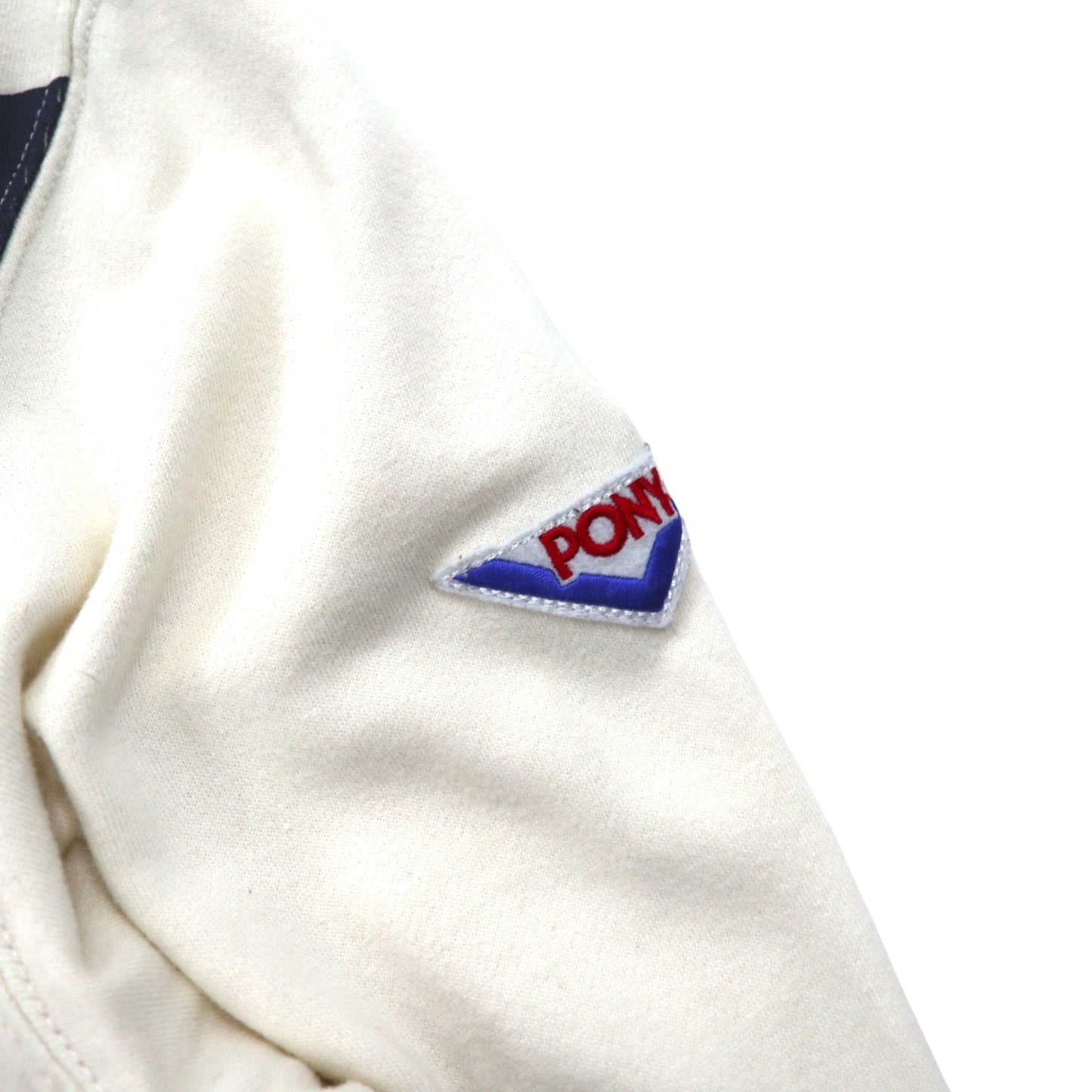 Vintage PONY Crewneck Sweatshirt クルーネックスウェット L ホワイト ネイビー レッド トリコロール