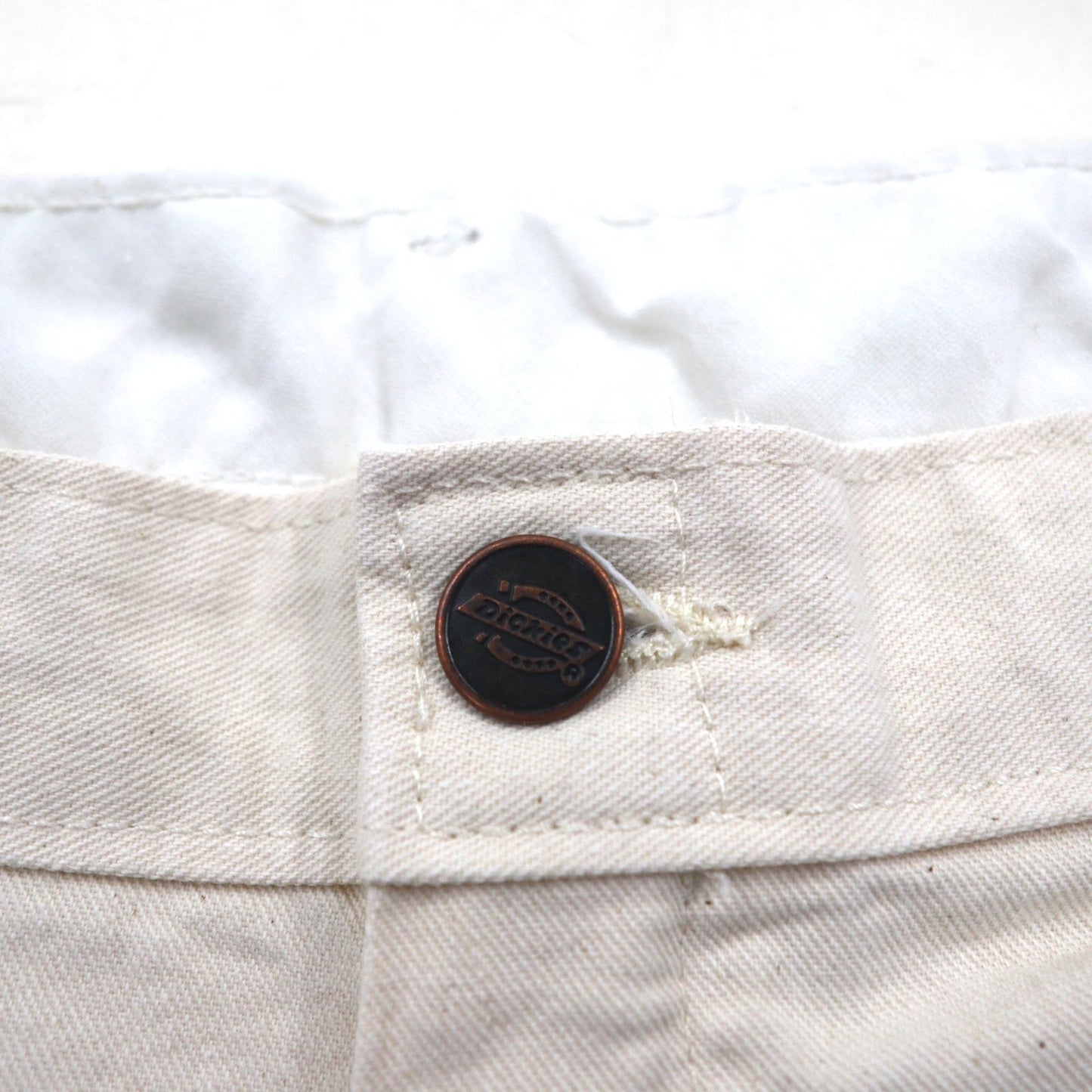 Dickies ショート ペインターパンツ ワークパンツ XL クリーム 生成り コットン DX400NT