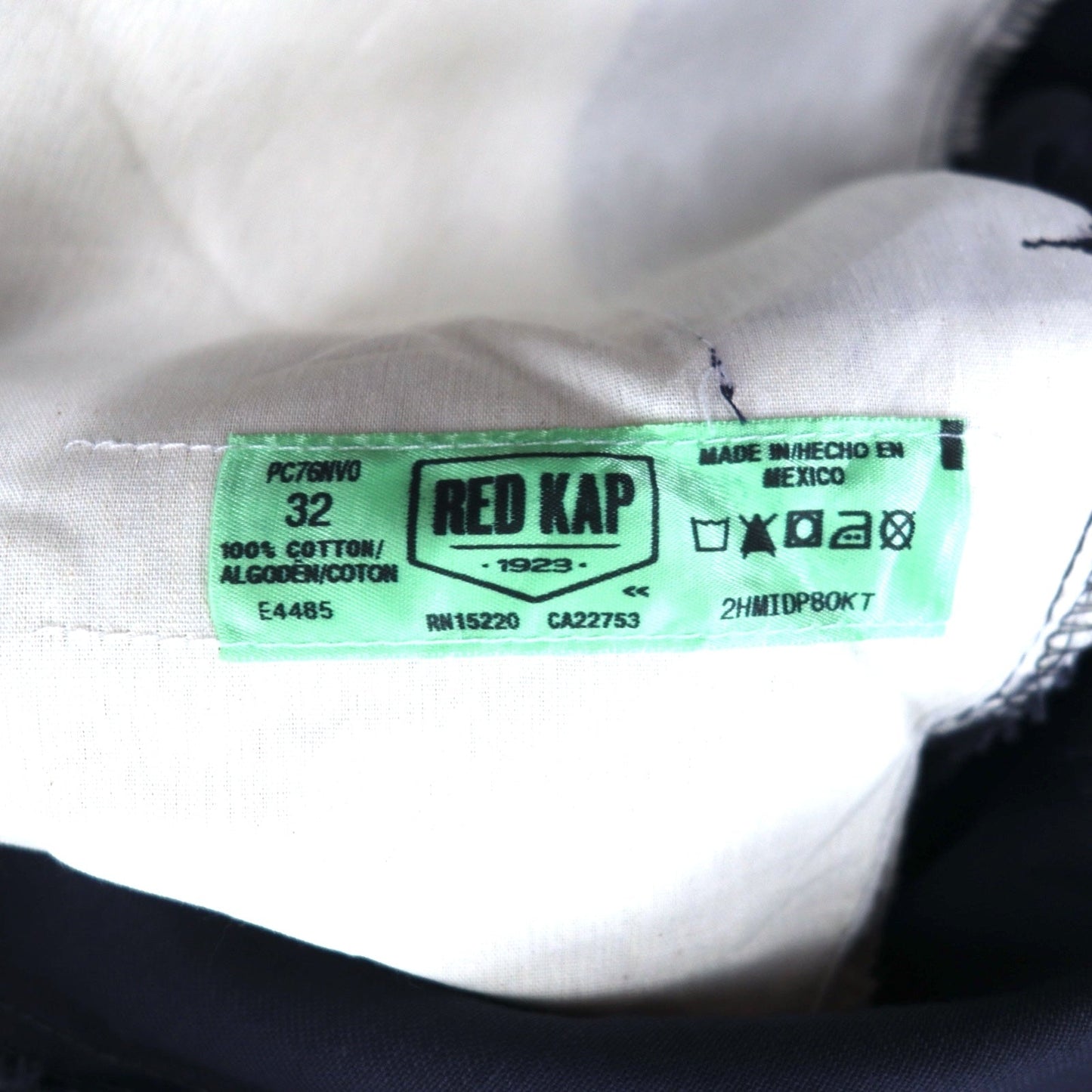 RED KAP カーゴ ワークパンツ チノパンツ L ネイビー コットン PC76NV0 メキシコ製 未使用品