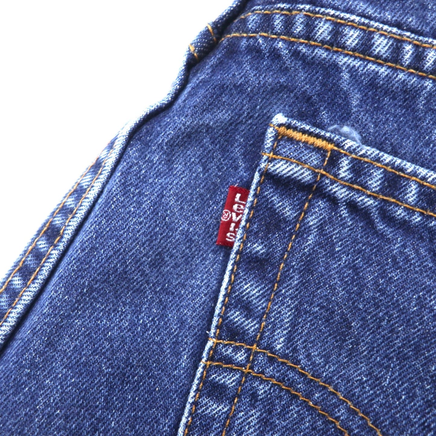 Levi's USA製 550 リラックスフィット テーパード デニムパンツ 12 ブルー コットン ジッパーフライ ボタン裏512