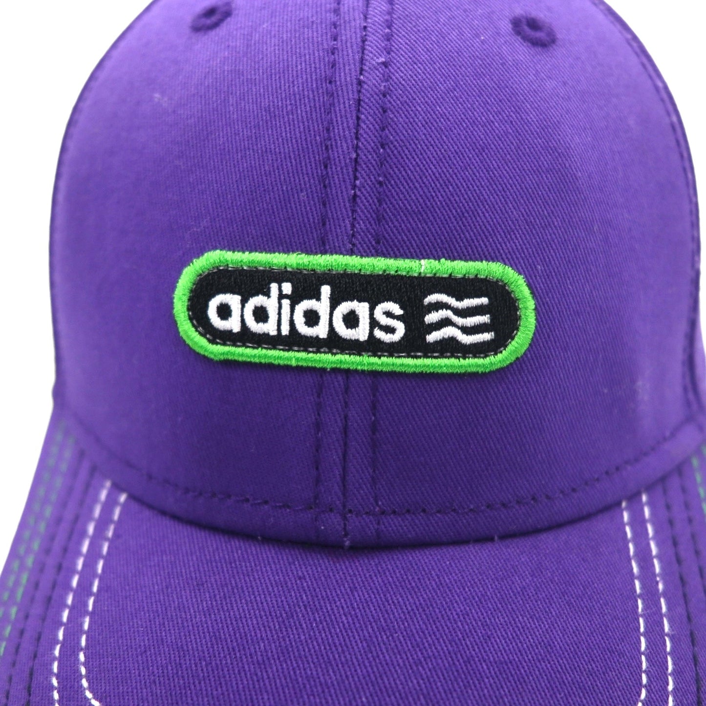 adidas スナップバック キャップ FREE パープル コットン