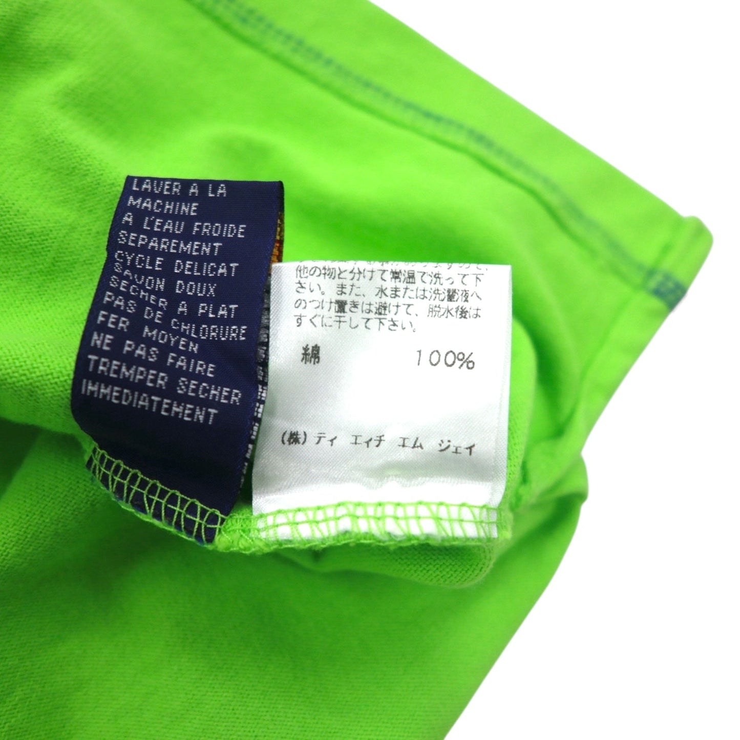 TOMMY HILFIGER 00年代 ハーフジップ ポロシャツ M グリーン ネイビー コットン