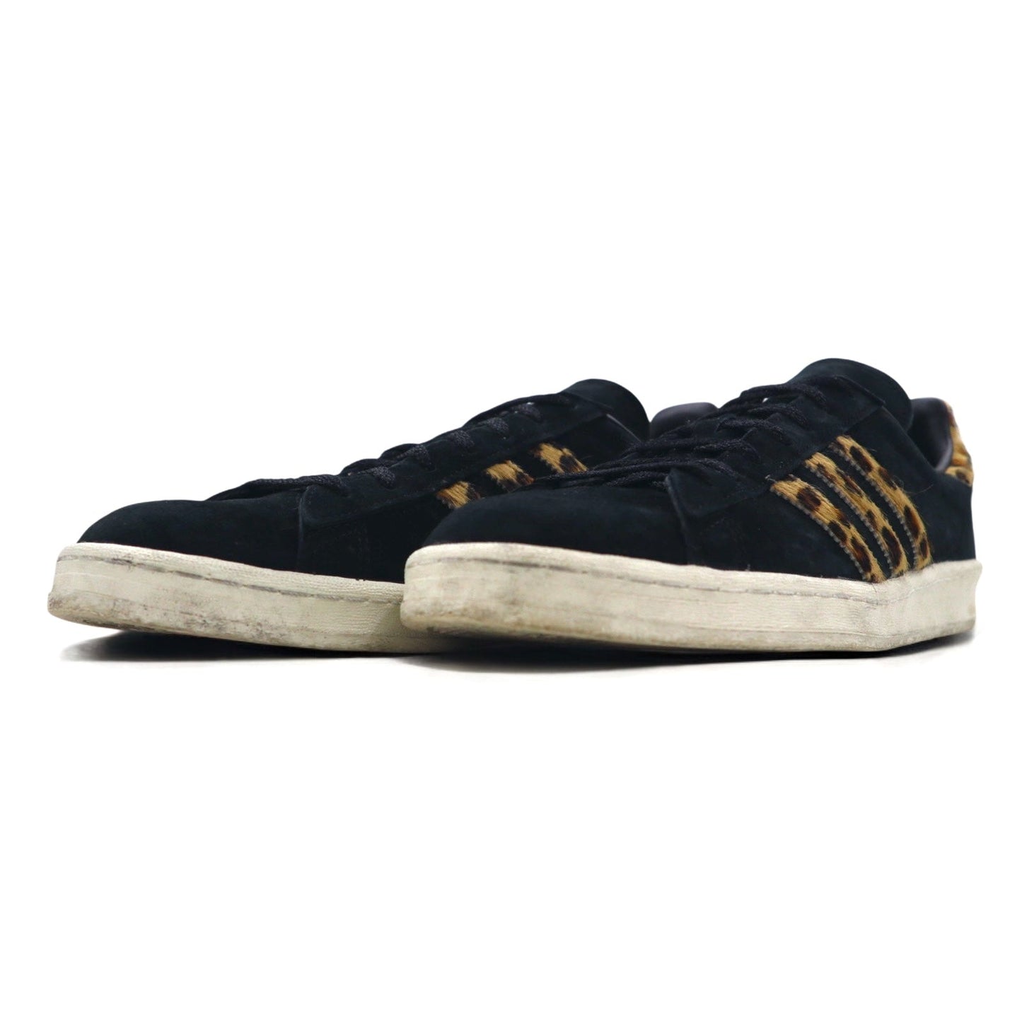 adidas originals キャンパス CAMPUS 80s レオパード スニーカー 29.5cm ブラック ピッグスキン ヌバックレザー GY0407