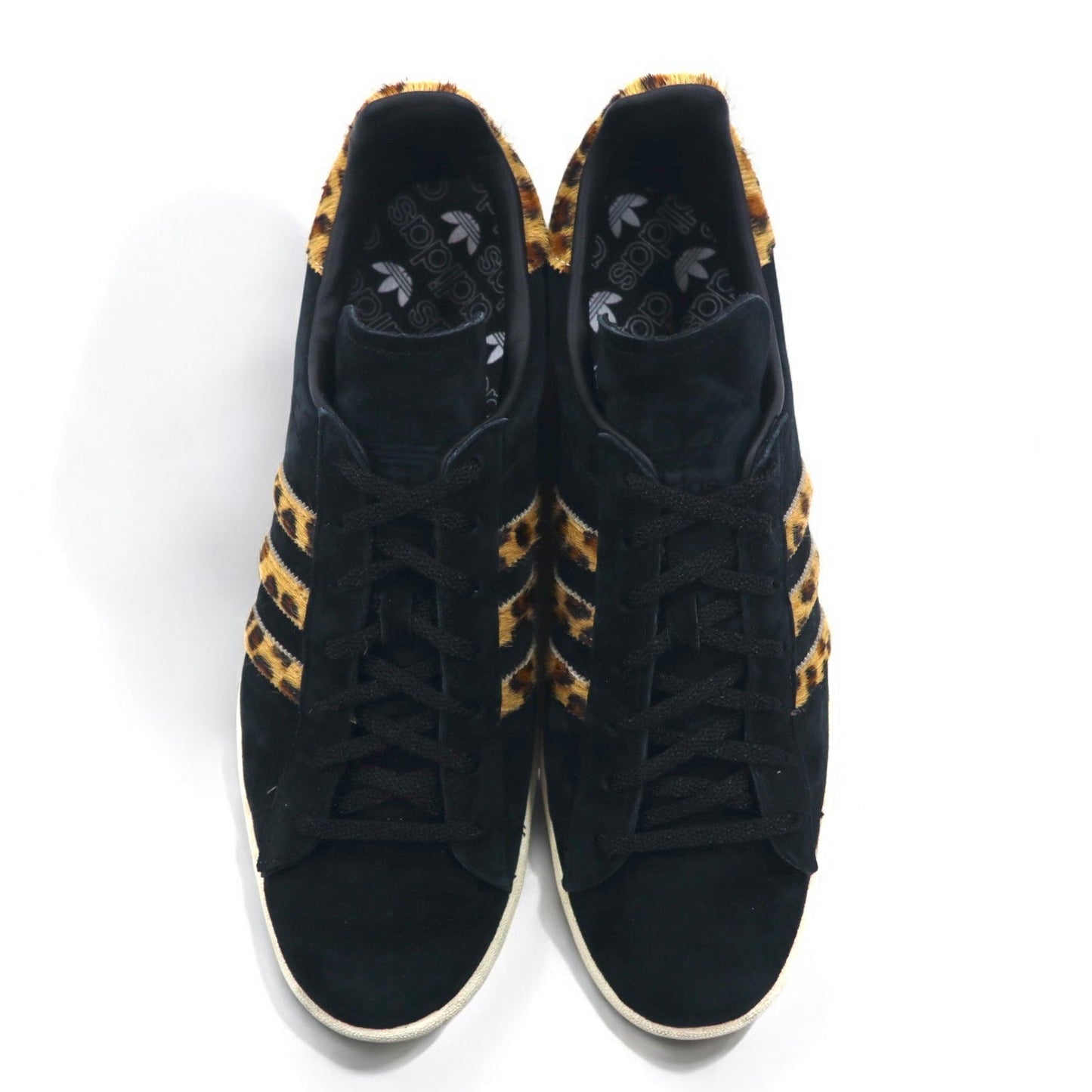 adidas originals キャンパス CAMPUS 80s レオパード スニーカー 29.5cm ブラック ピッグスキン ヌバックレザー GY0407