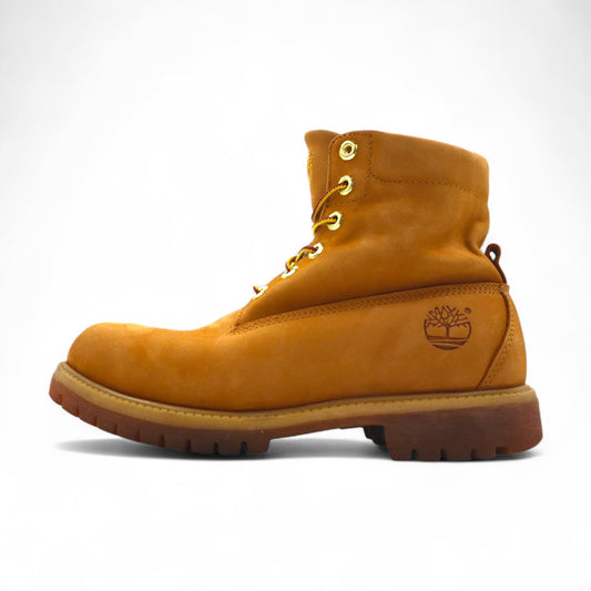Timberland ロールトップ イエローブーツ ワークブーツ 26cm キャメル ウィート ヌバック レザー