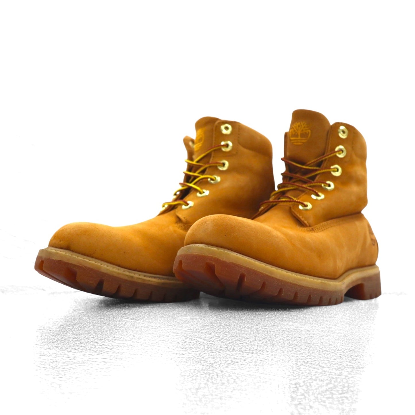 Timberland ロールトップ イエローブーツ ワークブーツ 26cm キャメル ウィート ヌバック レザー