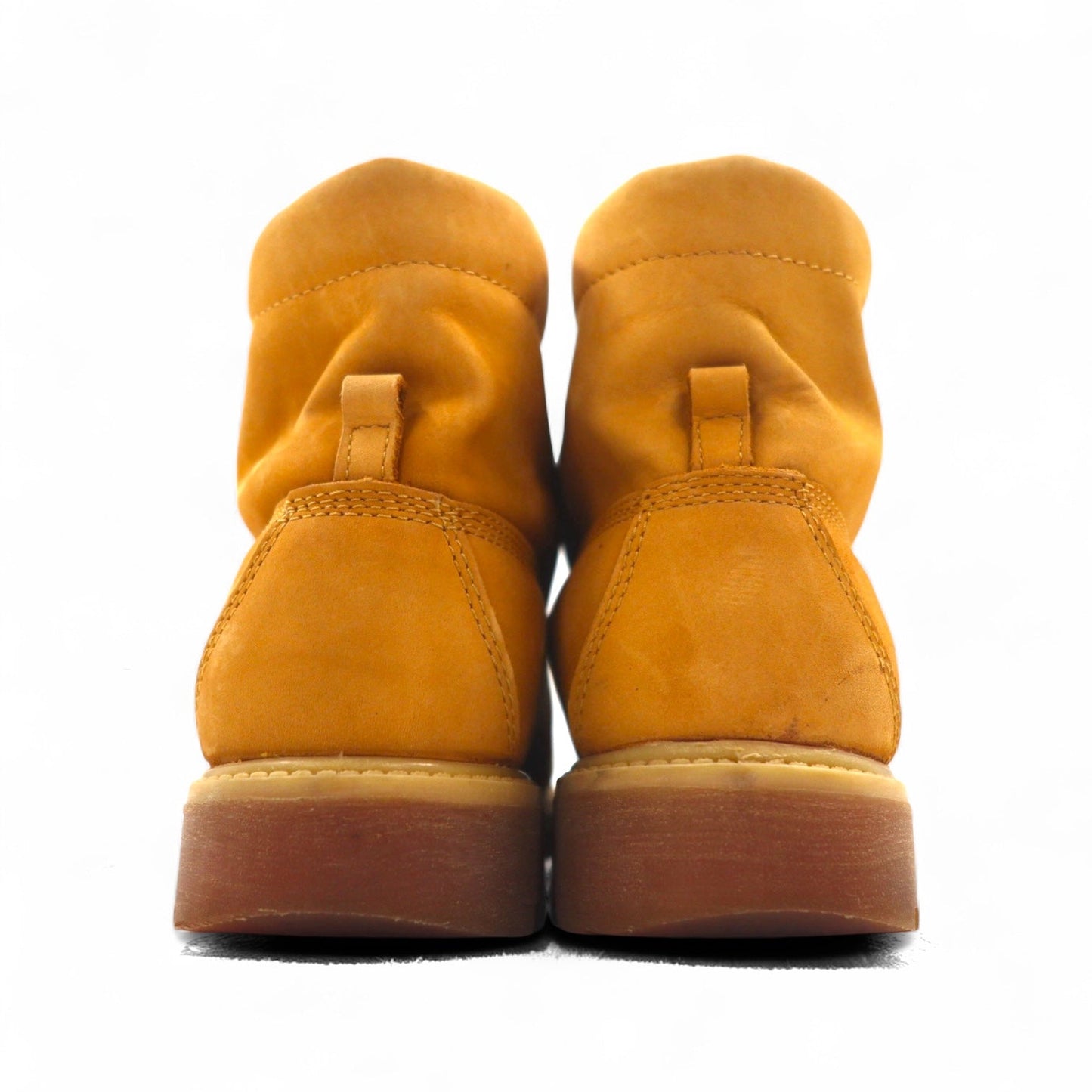 Timberland ロールトップ イエローブーツ ワークブーツ 26cm キャメル ウィート ヌバック レザー
