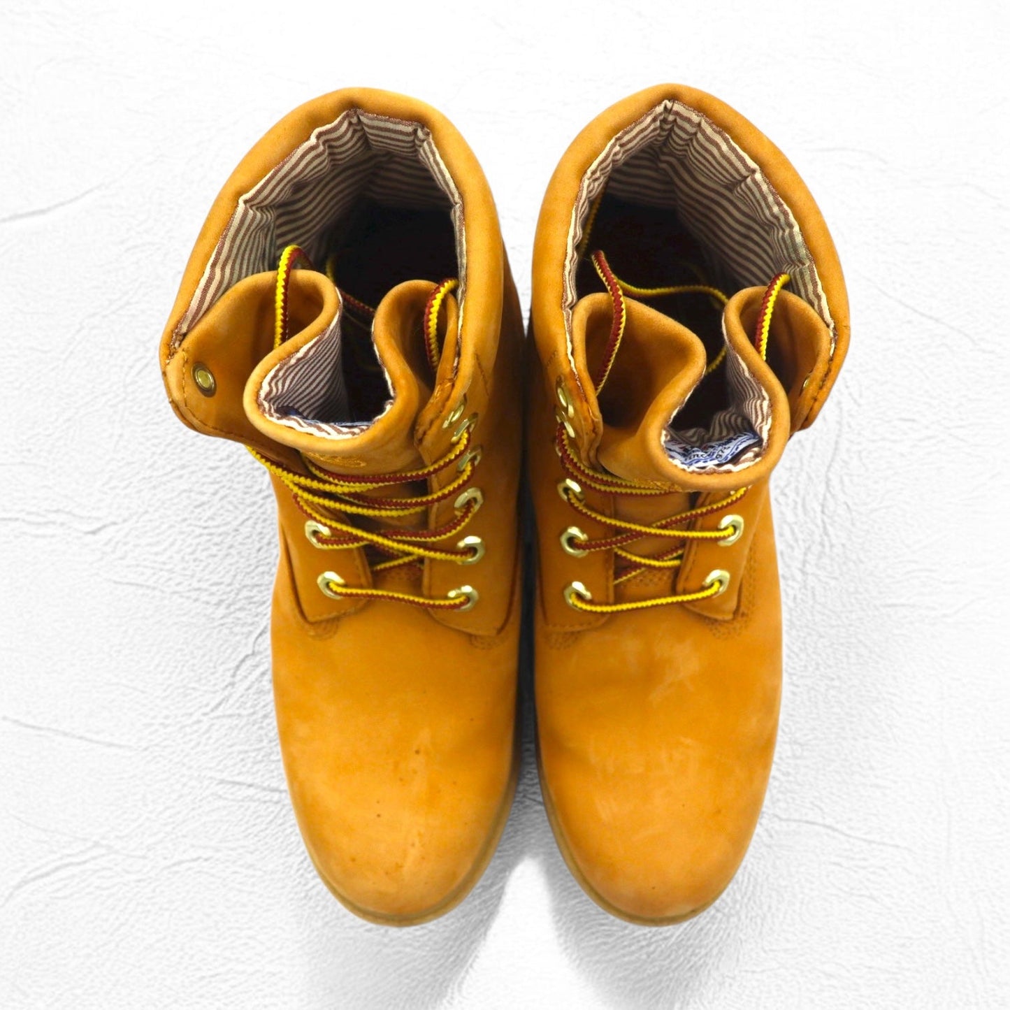 Timberland ロールトップ イエローブーツ ワークブーツ 26cm キャメル ウィート ヌバック レザー