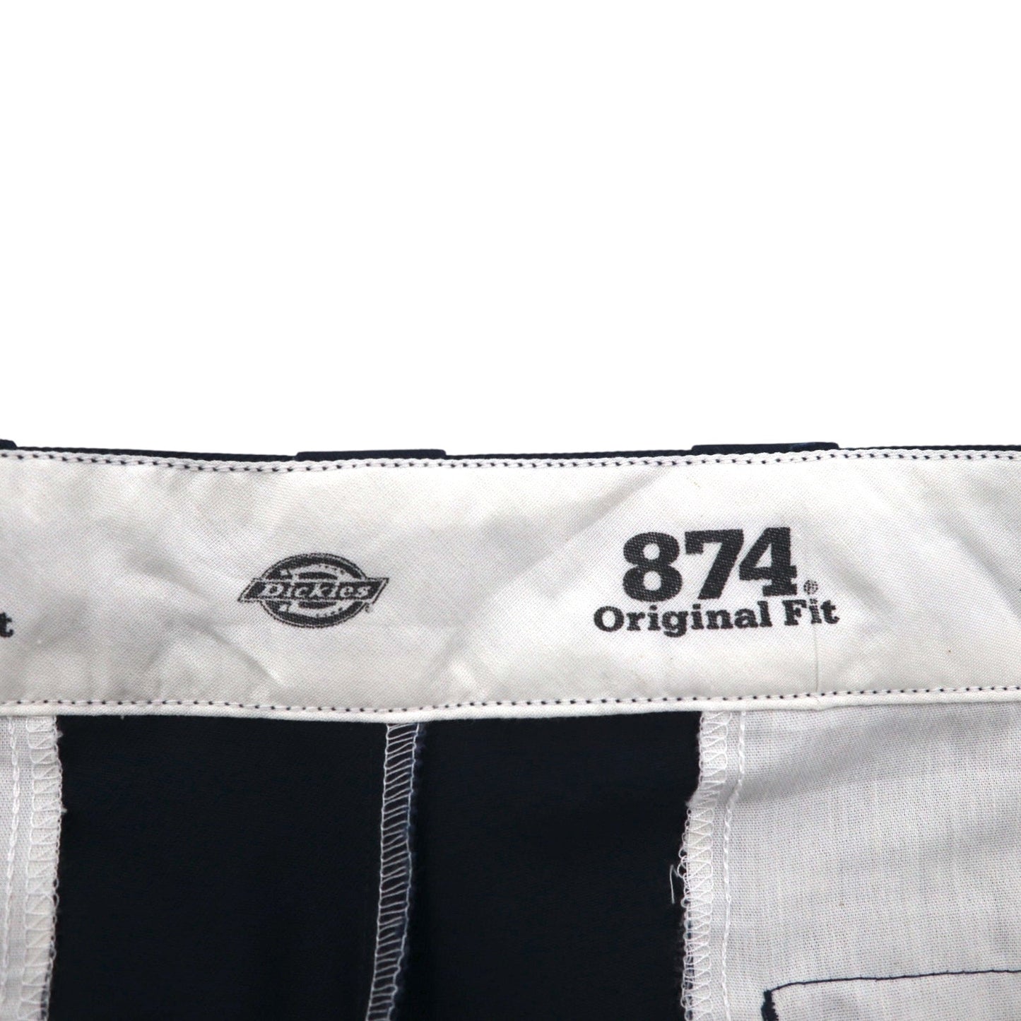 Dickies 874 オリジナルフィット ワークパンツ チノパンツ L ネイビー ポリエステル コットン