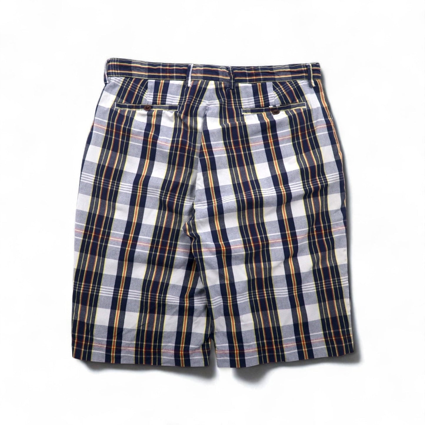 Polo by Ralph Lauren 90年代 ショートパンツ ハーフパンツ M ネイビー チェック コットン