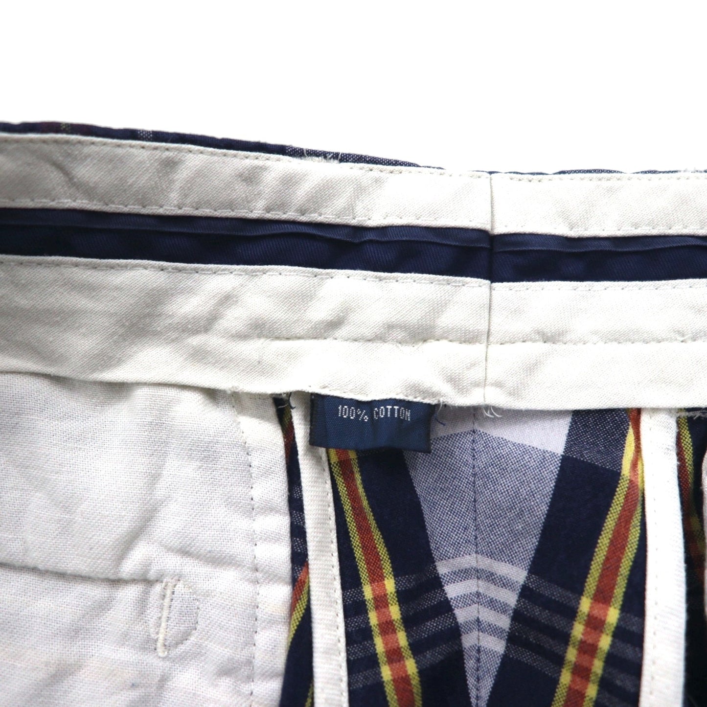 Polo by Ralph Lauren 90年代 ショートパンツ ハーフパンツ M ネイビー チェック コットン