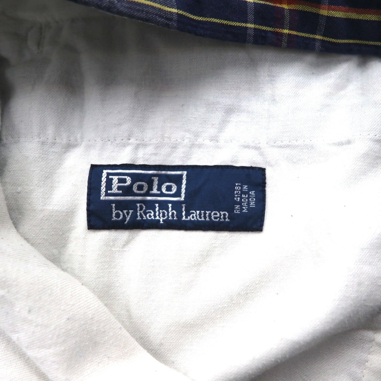 Polo by Ralph Lauren 90年代 ショートパンツ ハーフパンツ M ネイビー チェック コットン