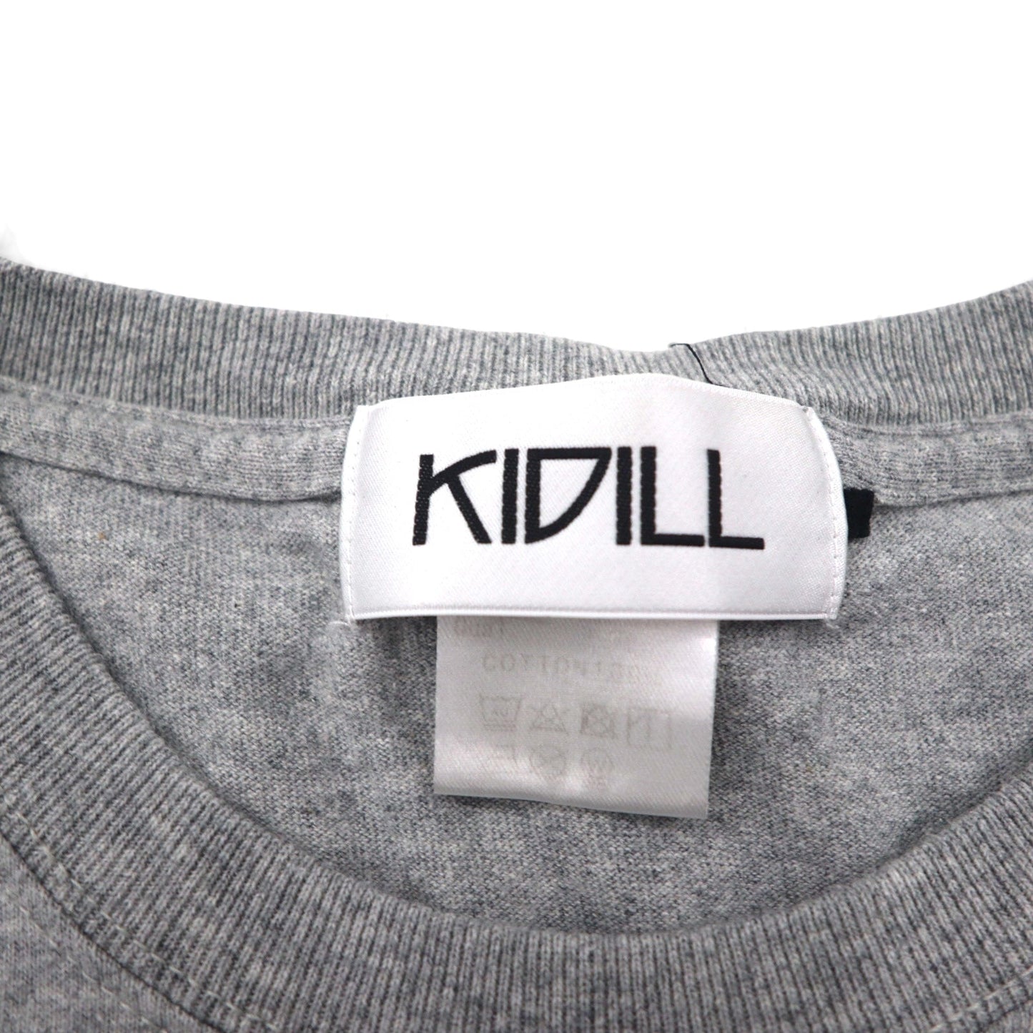 KIDILL × maya Shibasaki プリント Tシャツ FREE グレー コットン 2023SS