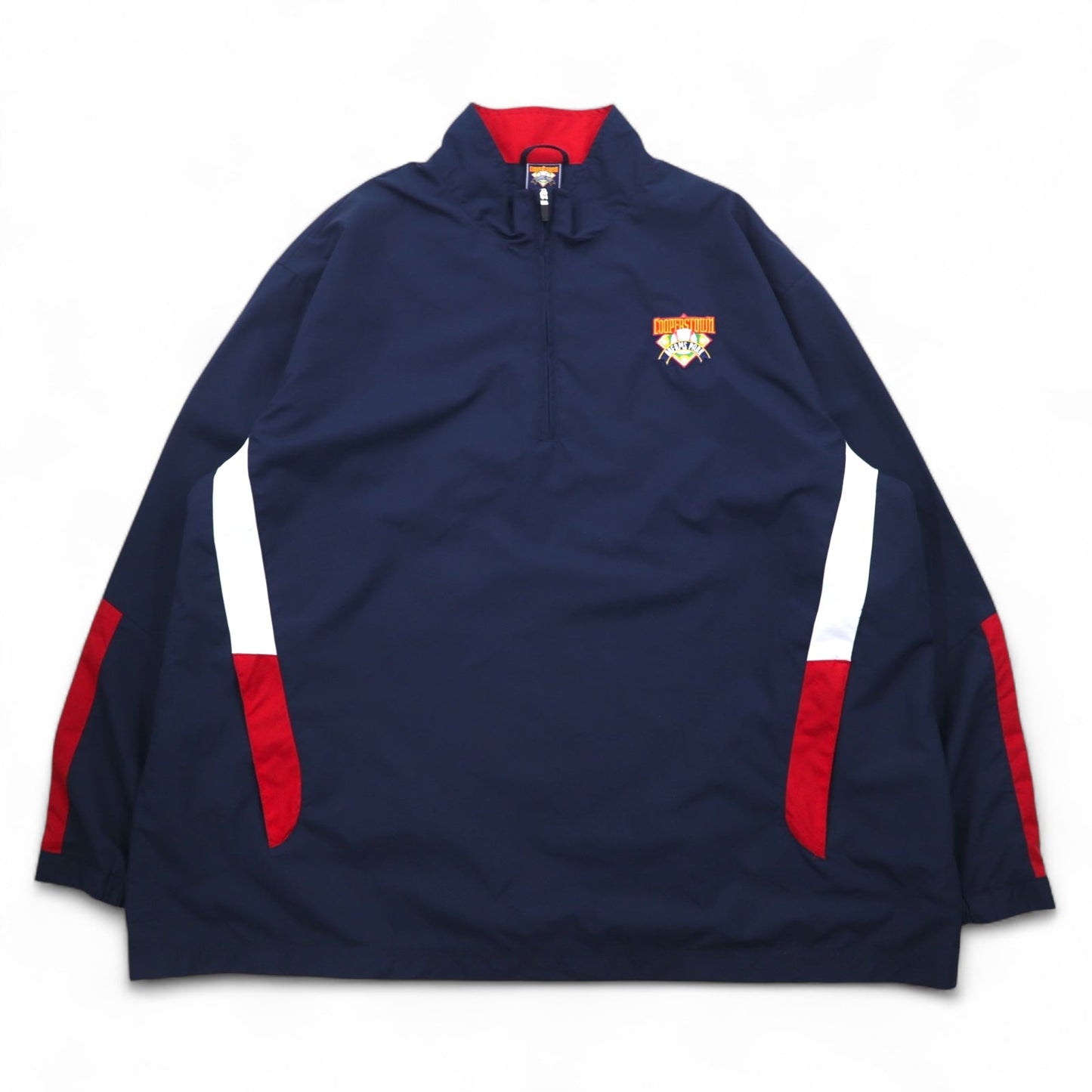 COOPERSTOWN ハーフジップ ナイロンジャケット ピステ 2XL ネイビー DREAMS PARK
