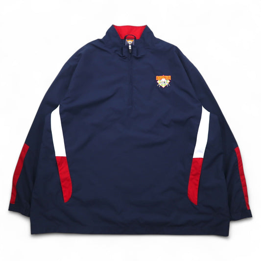 COOPERSTOWN ハーフジップ ナイロンジャケット ピステ 2XL ネイビー DREAMS PARK