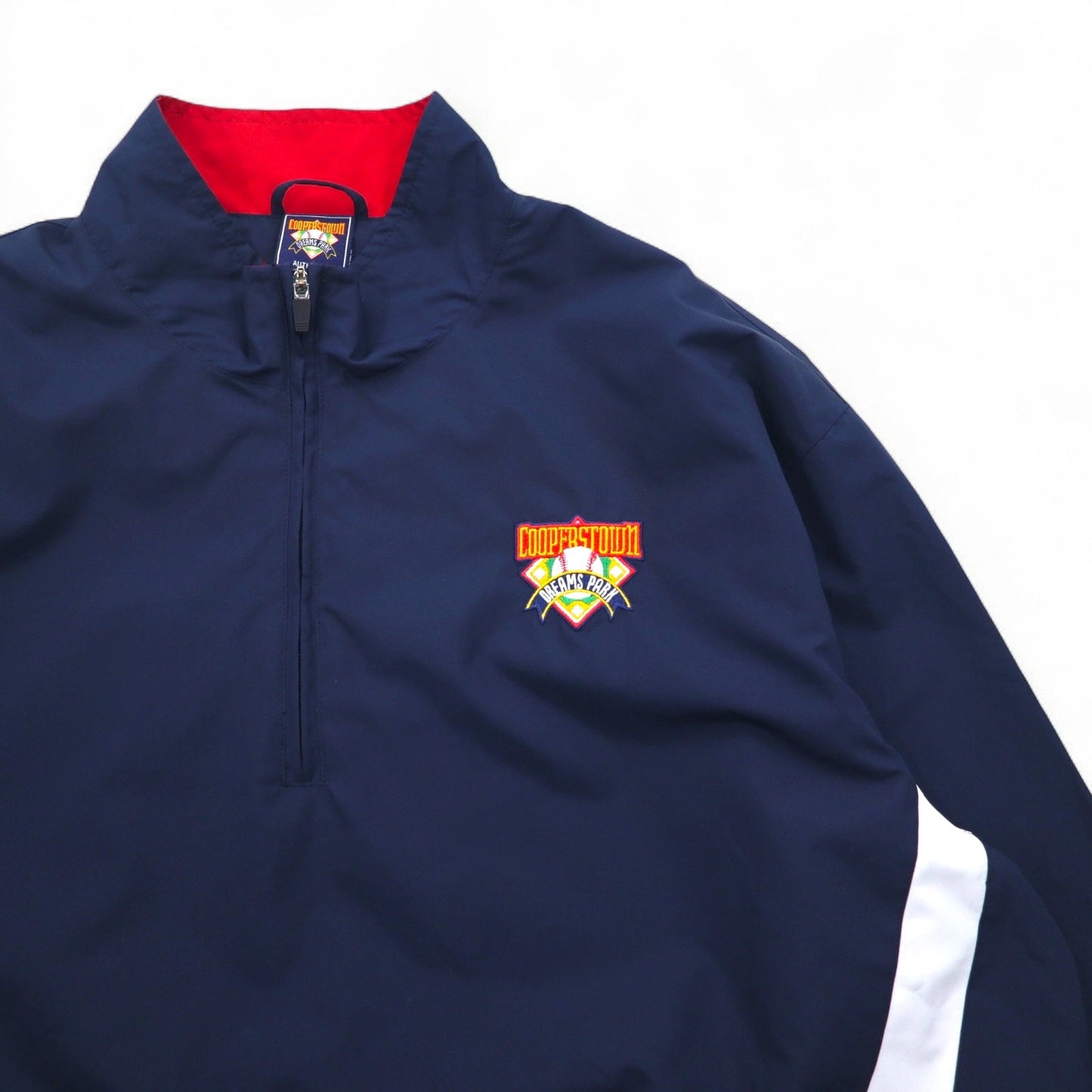 COOPERSTOWN ハーフジップ ナイロンジャケット ピステ 2XL ネイビー DREAMS PARK
