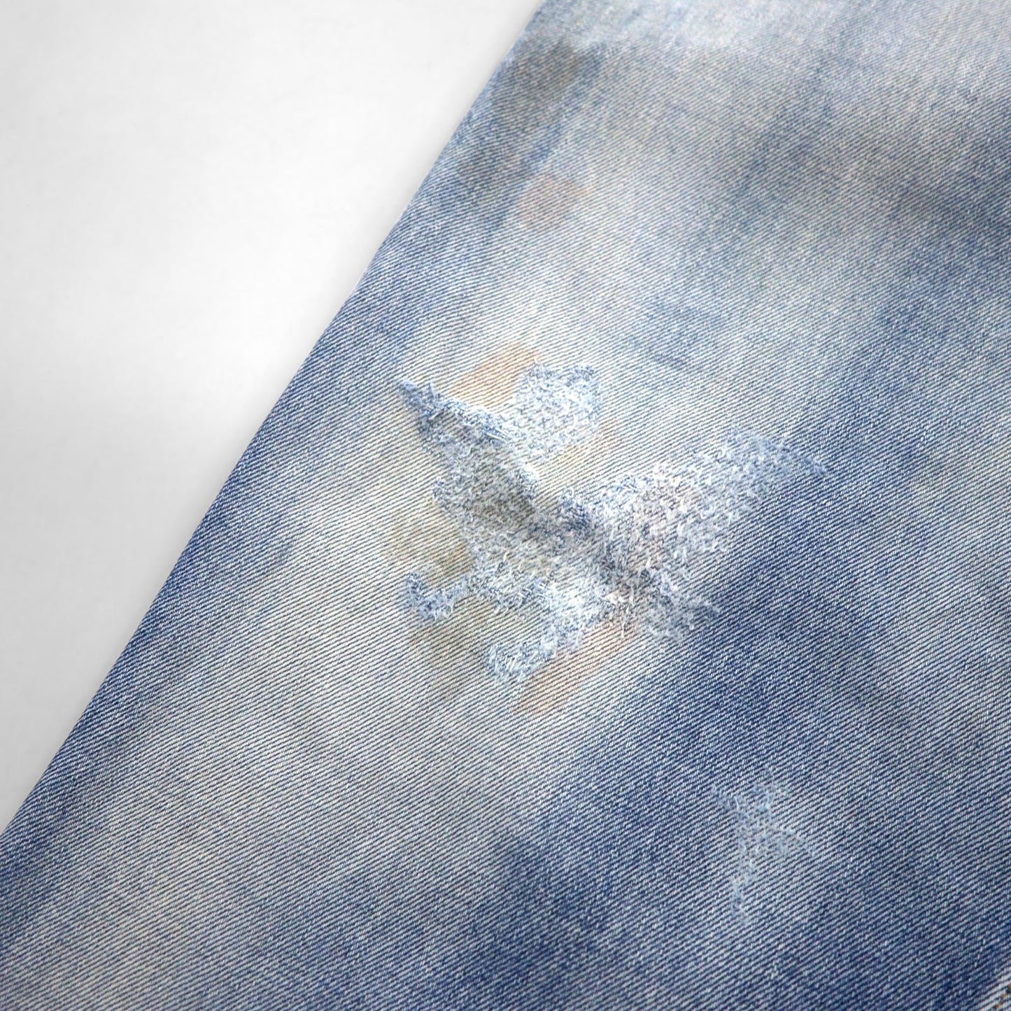 ANCELLM セルビッヂ テーパード デニムパンツ SELVEDGE TAPERED 5P DENIM PANTS L インディゴ ヴィンテージ加工 ANC-PT03-B