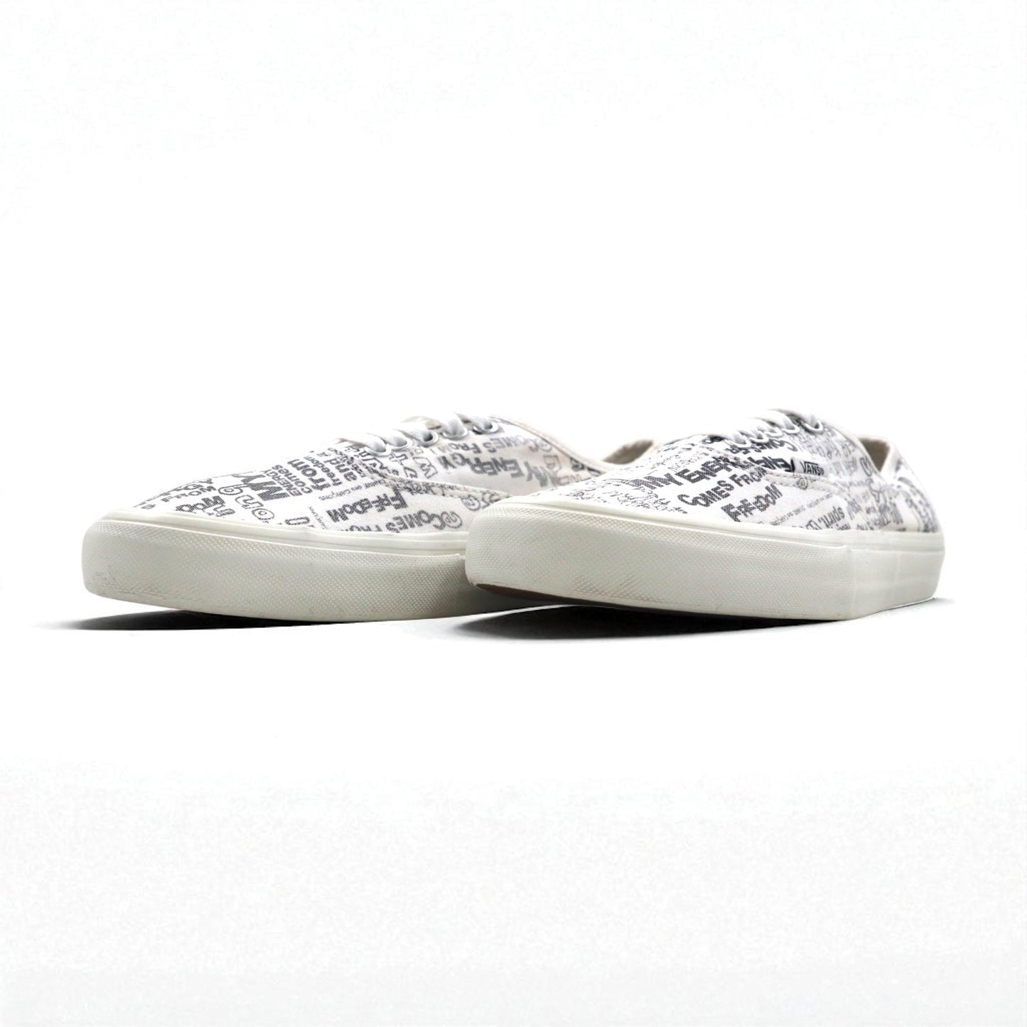 VANS × COMME des GARCONS ヴォルト VAULT オーセンティック AUTHENTIC LX CDG スニーカー 27cm ホワイト キャンバス コットン VN0A33TAKXY