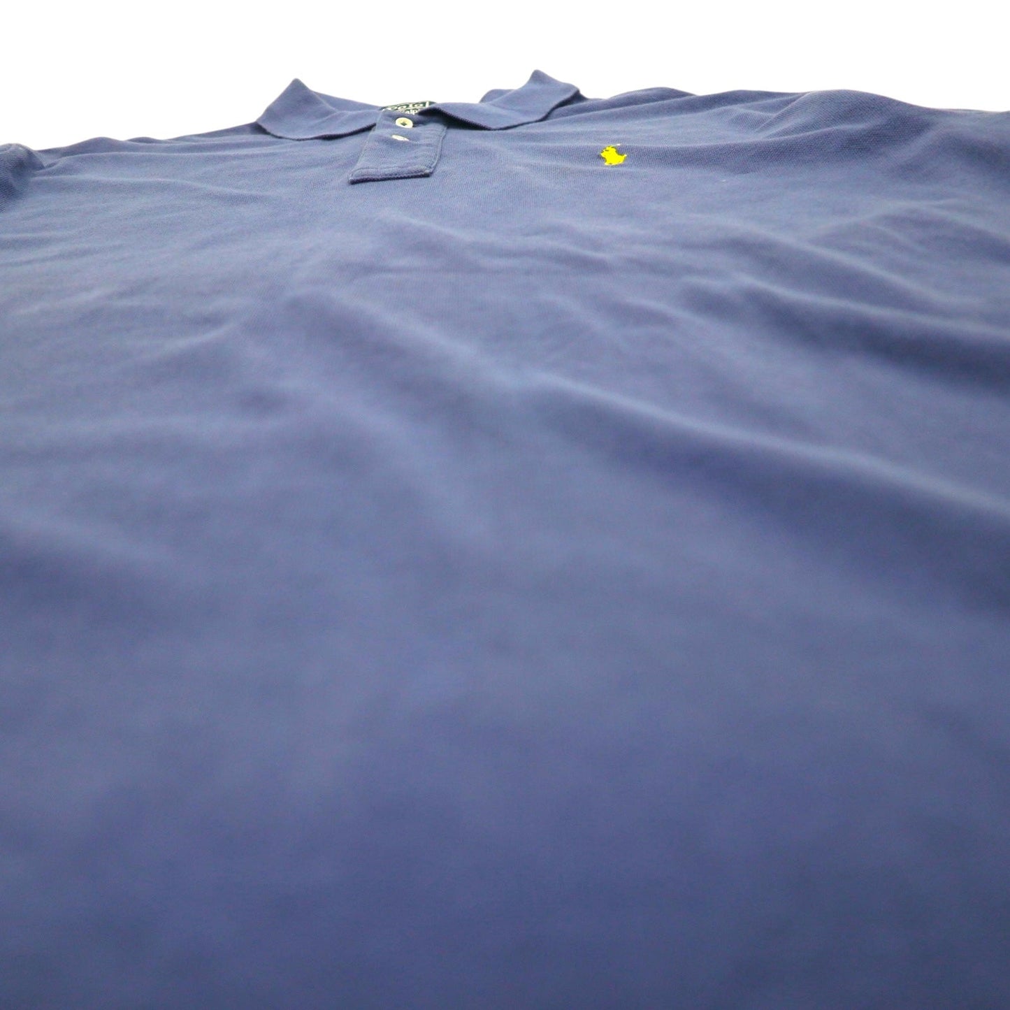 Polo by Ralph Lauren ポロシャツ XL ネイビー コットン 鹿の子 スモールポニー刺繍