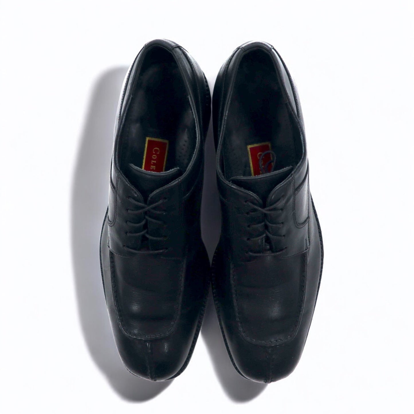 COLE HAAN スプリットトゥ Uチップ ドレスシューズ 28.5cm ブラック レザー 外羽根 01594