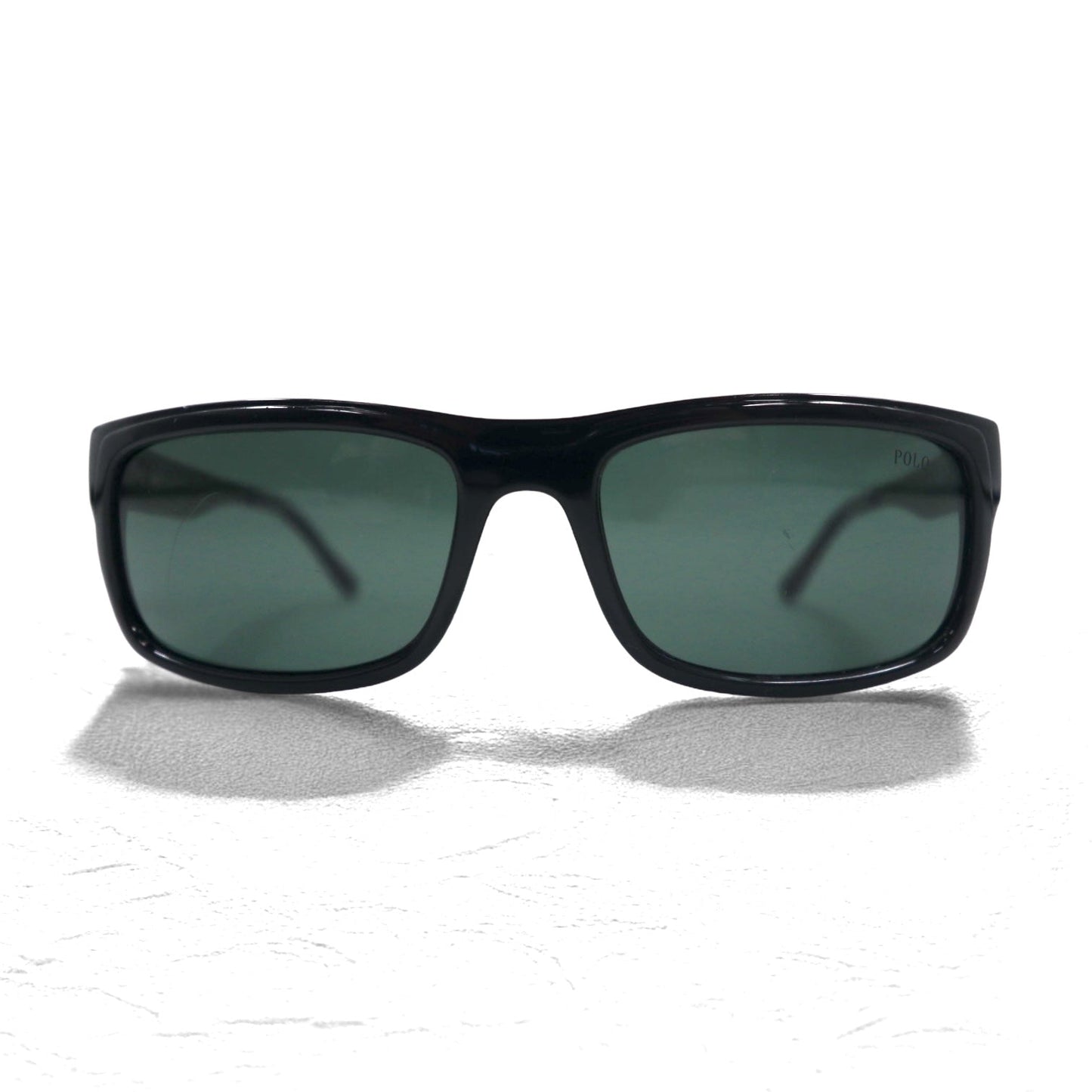 RALPH LAUREN イタリア製 スクエア サングラス ブラック メタル POLO 4059 5001/71 58◻︎18 135 3N